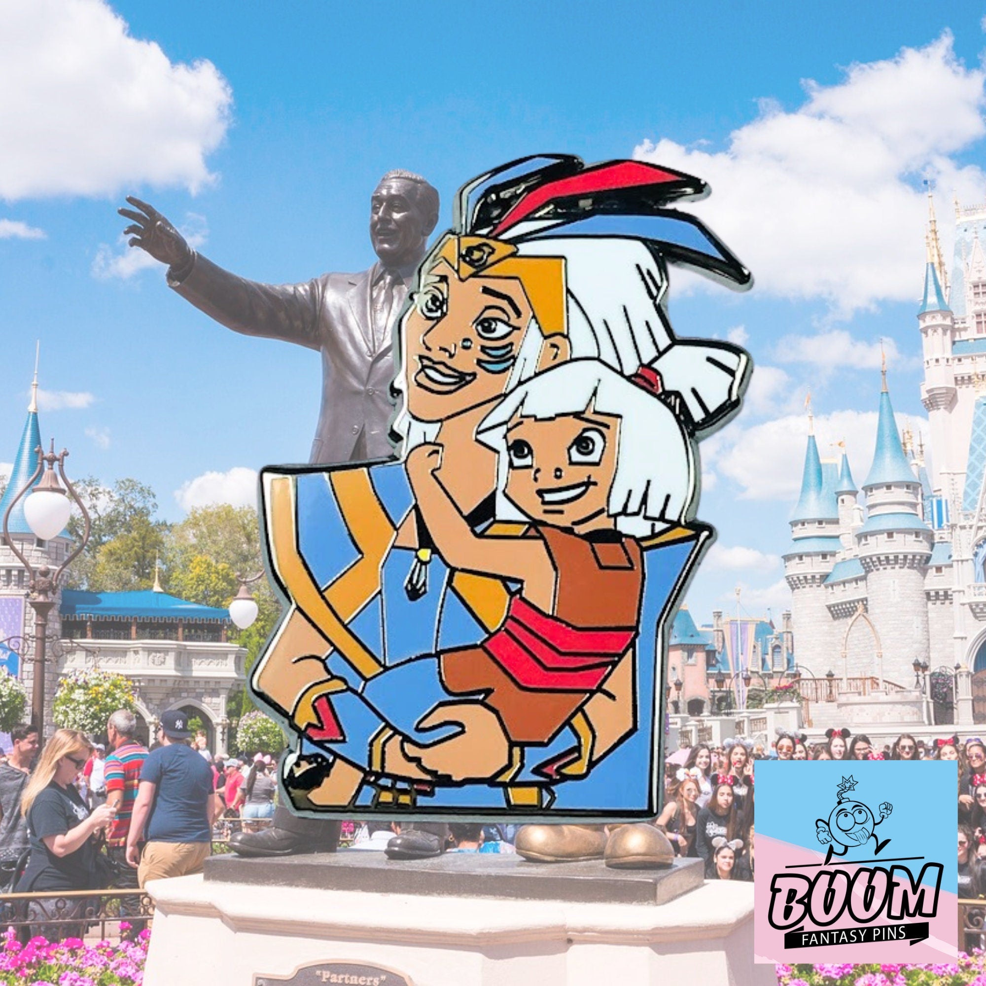 Pin – Kida and Kida's Mom from Atlantis The Lost Empire – Disney Fantasy
