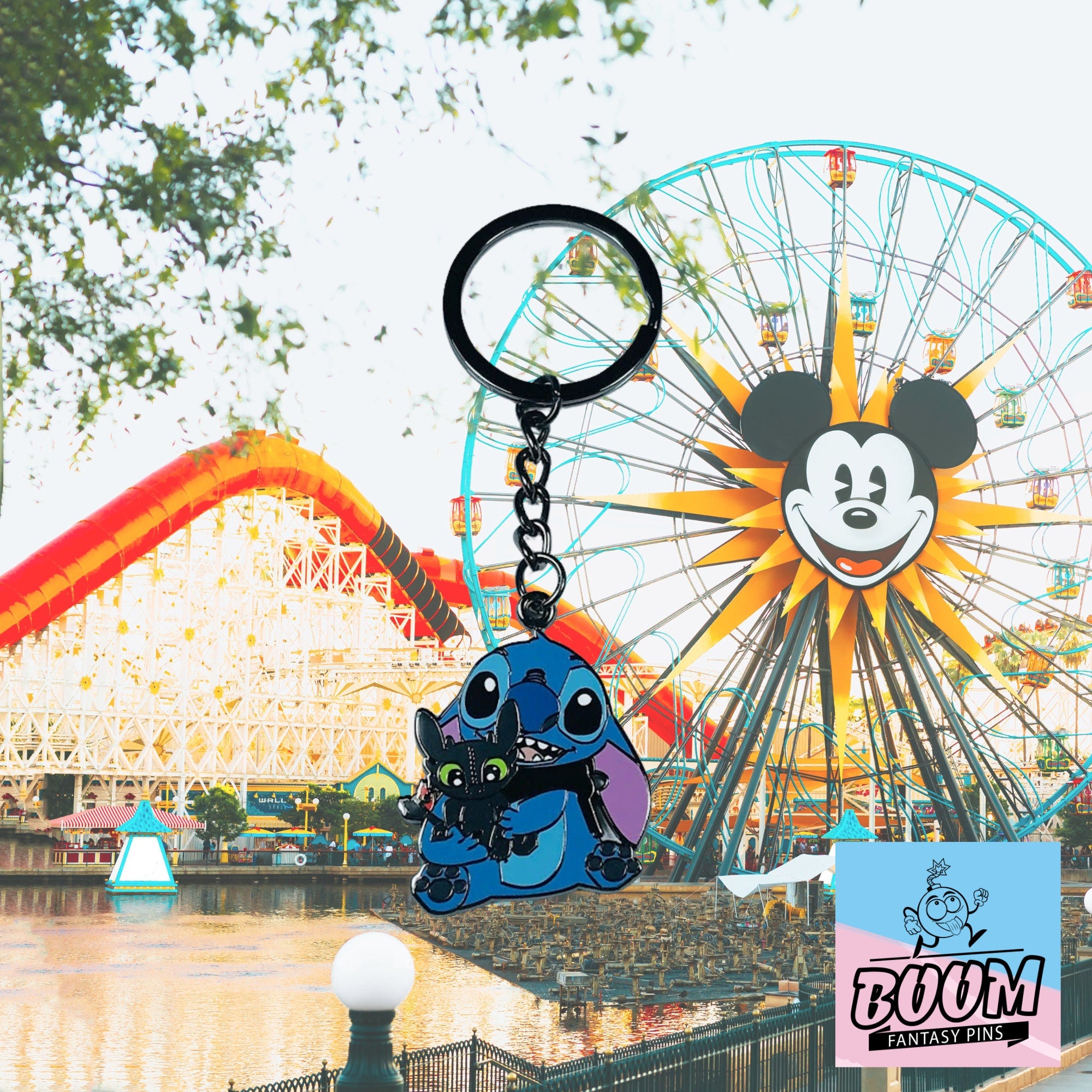 Llavero – Experimento 626 Stitch y Desdentao de Lilo y Stitch – Disney Fantasy