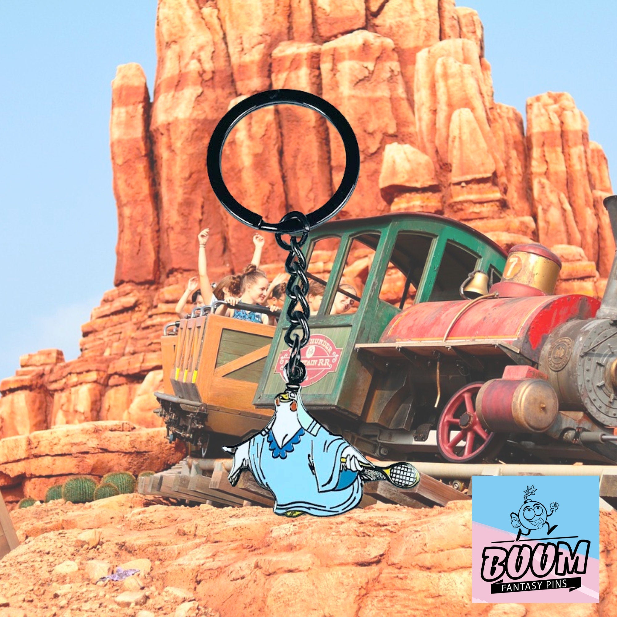 Llavero – Lady Kluck de Robin Hood – Disney Fantasy