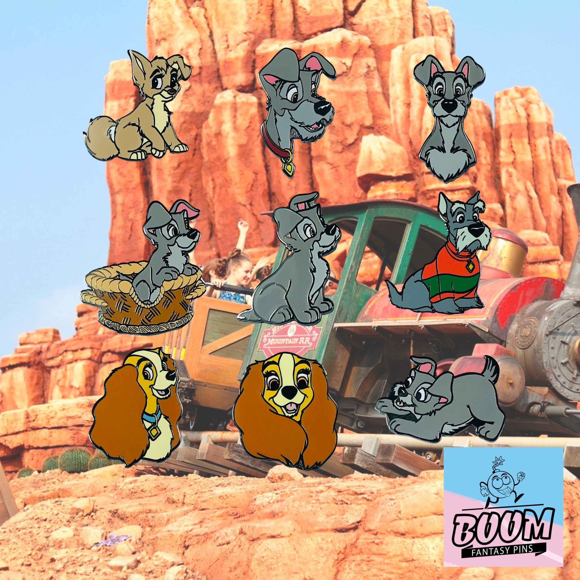 Pin – Lady from Lady and the Tramp – Disney Fantasy