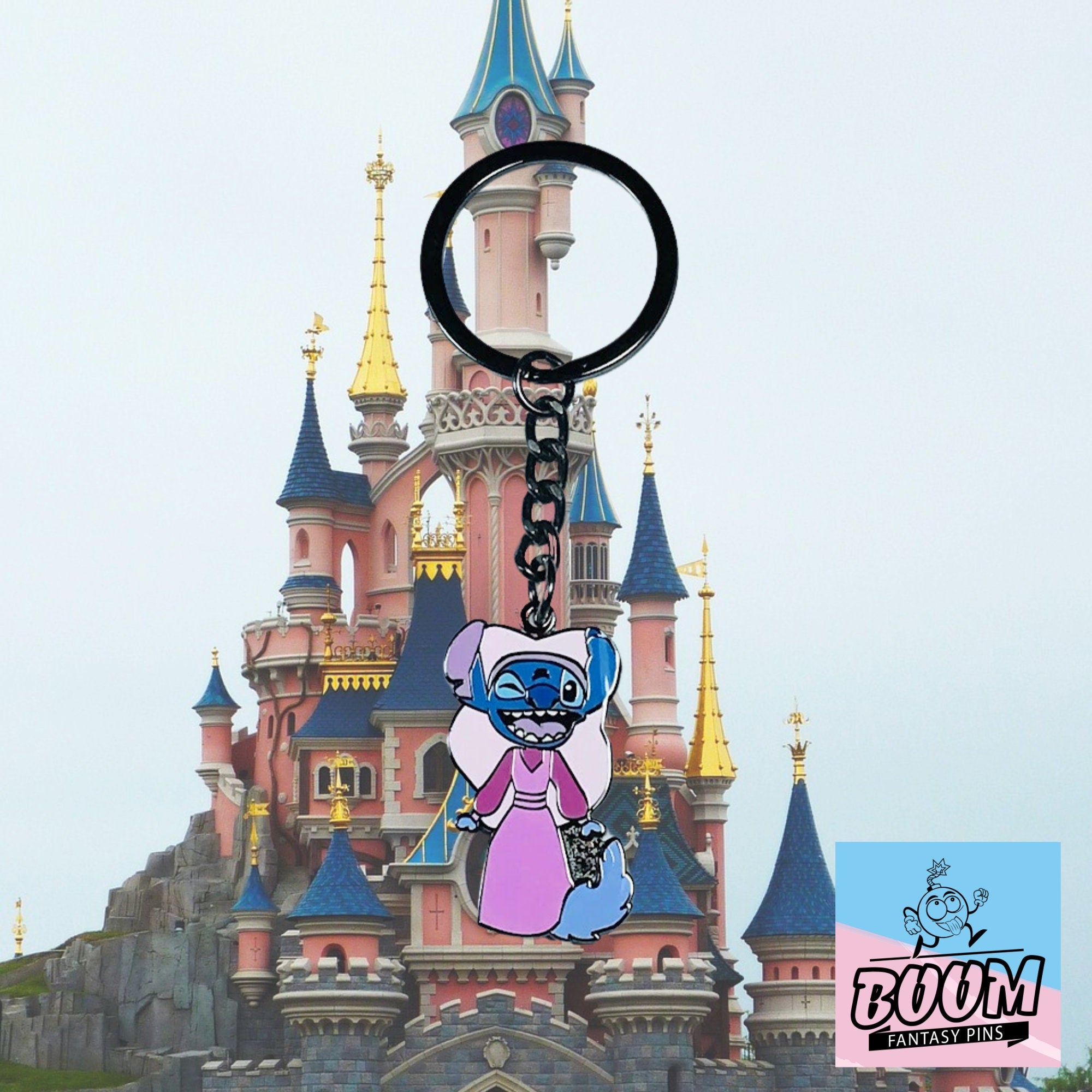 Llavero – Experimento 626 como Lady Marian de Lilo y Stitch – Disney Fantasy