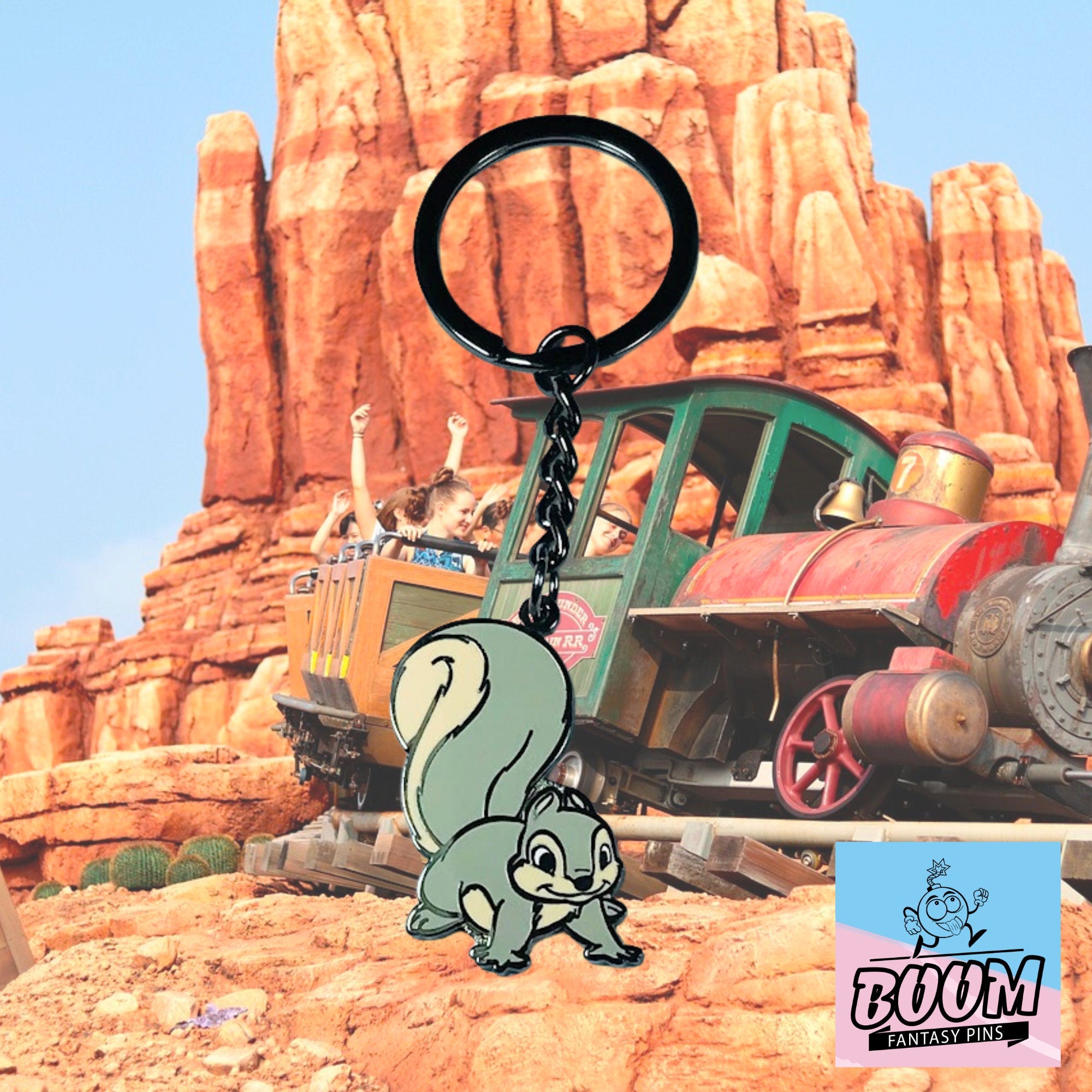 Porte-clés – Écureuil gris de Bambi – Disney Fantasy