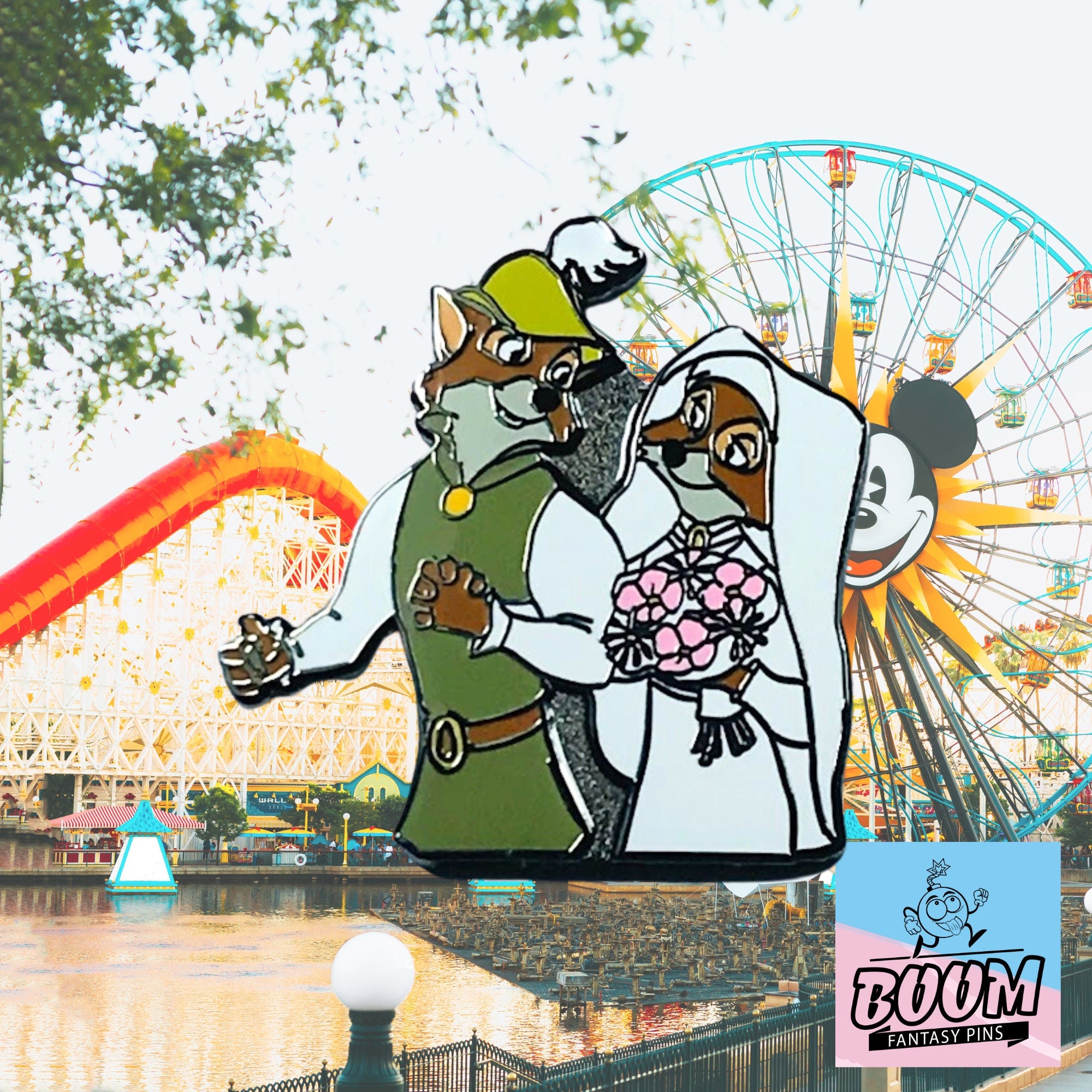 Pin – Maid Marian and Robin Hood from Robin Hood – Disney Fantasy