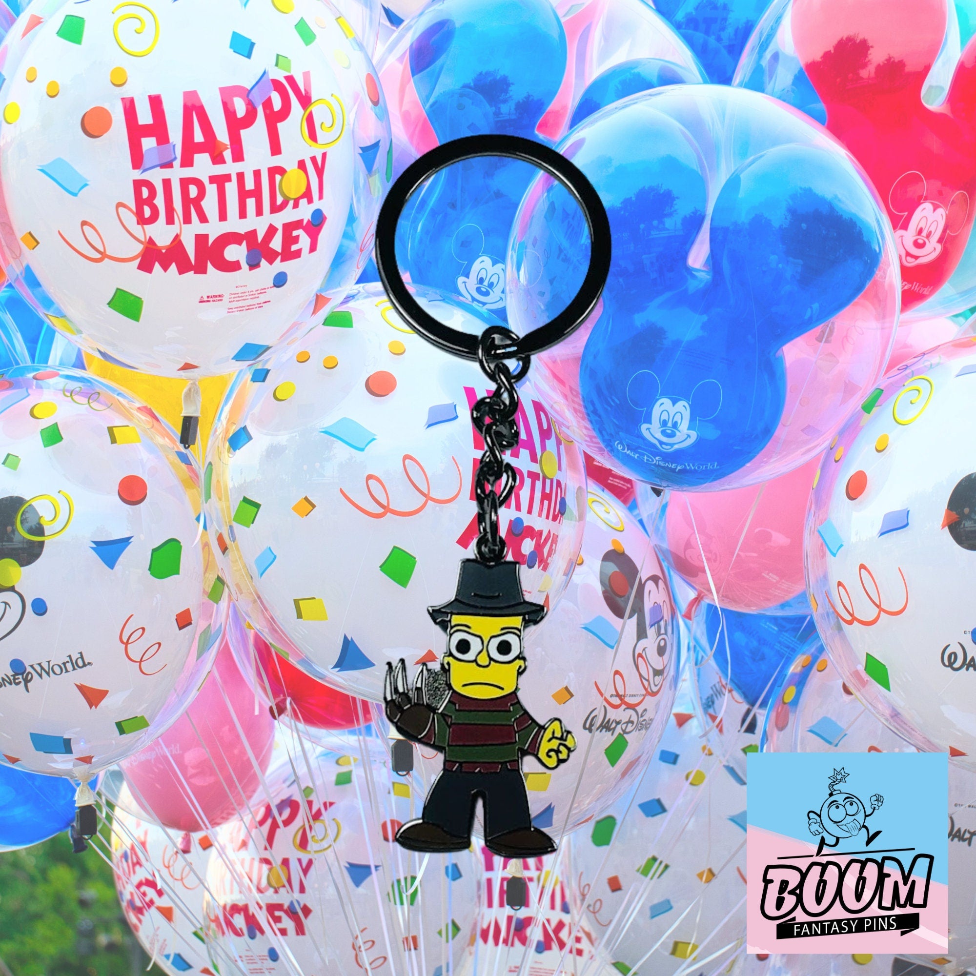 Llavero – Bart Simpson de Los Simpson – Disney Fantasy