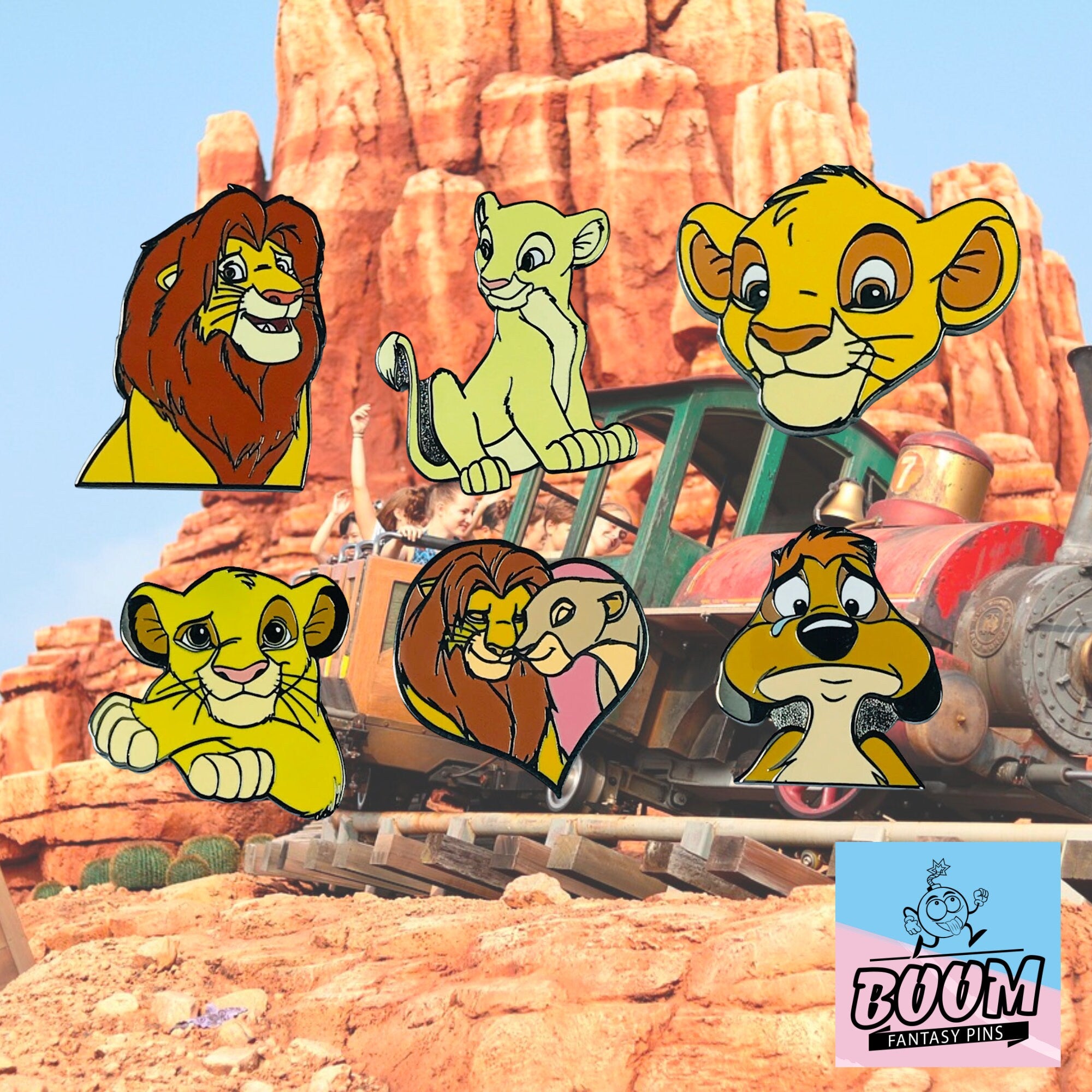 Pin – Kiara Pumba y Simba de El Rey León – Disney Fantasy