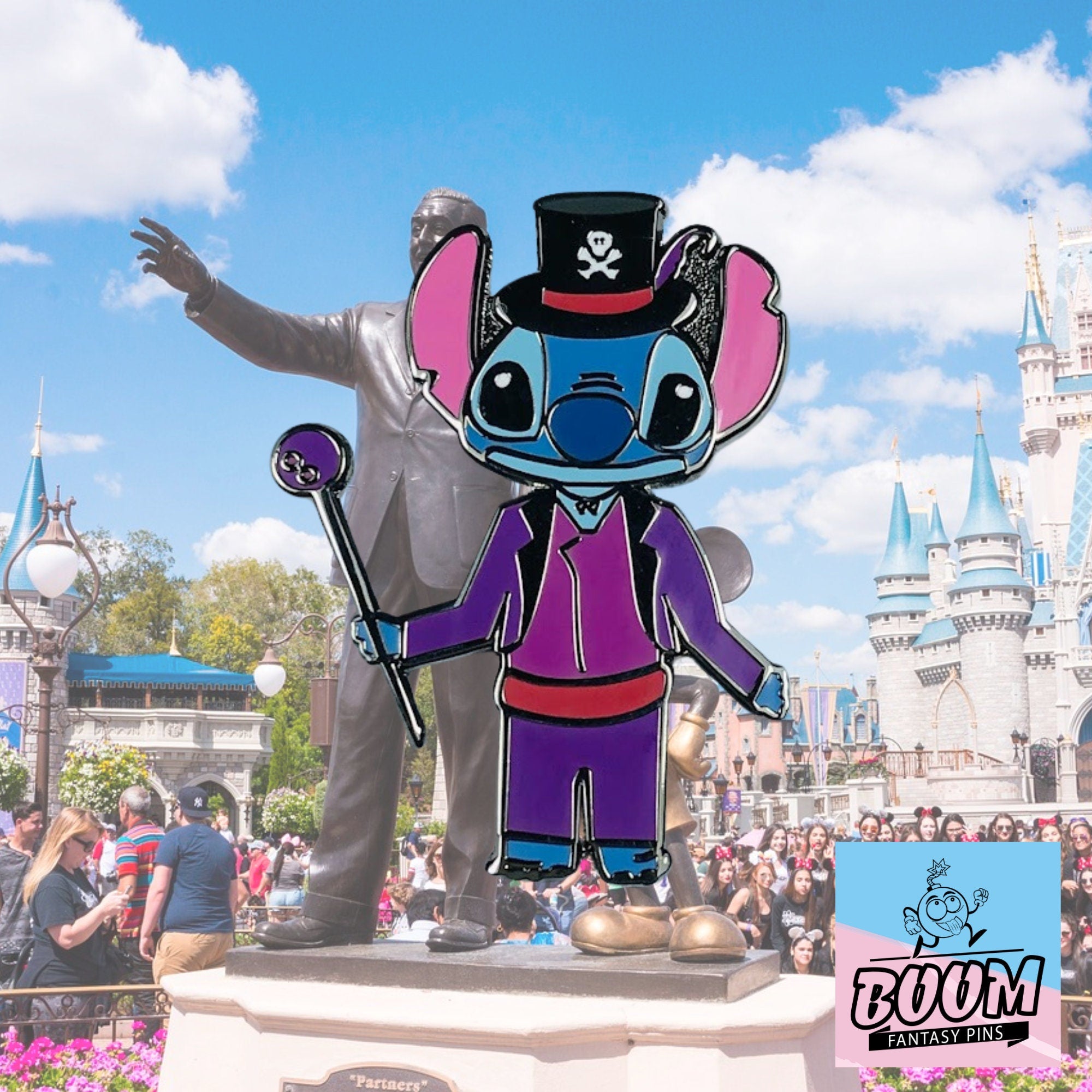 Pin – Stitch como el Dr. Facilier de Lilo &amp; Stitch – Disney Fantasy