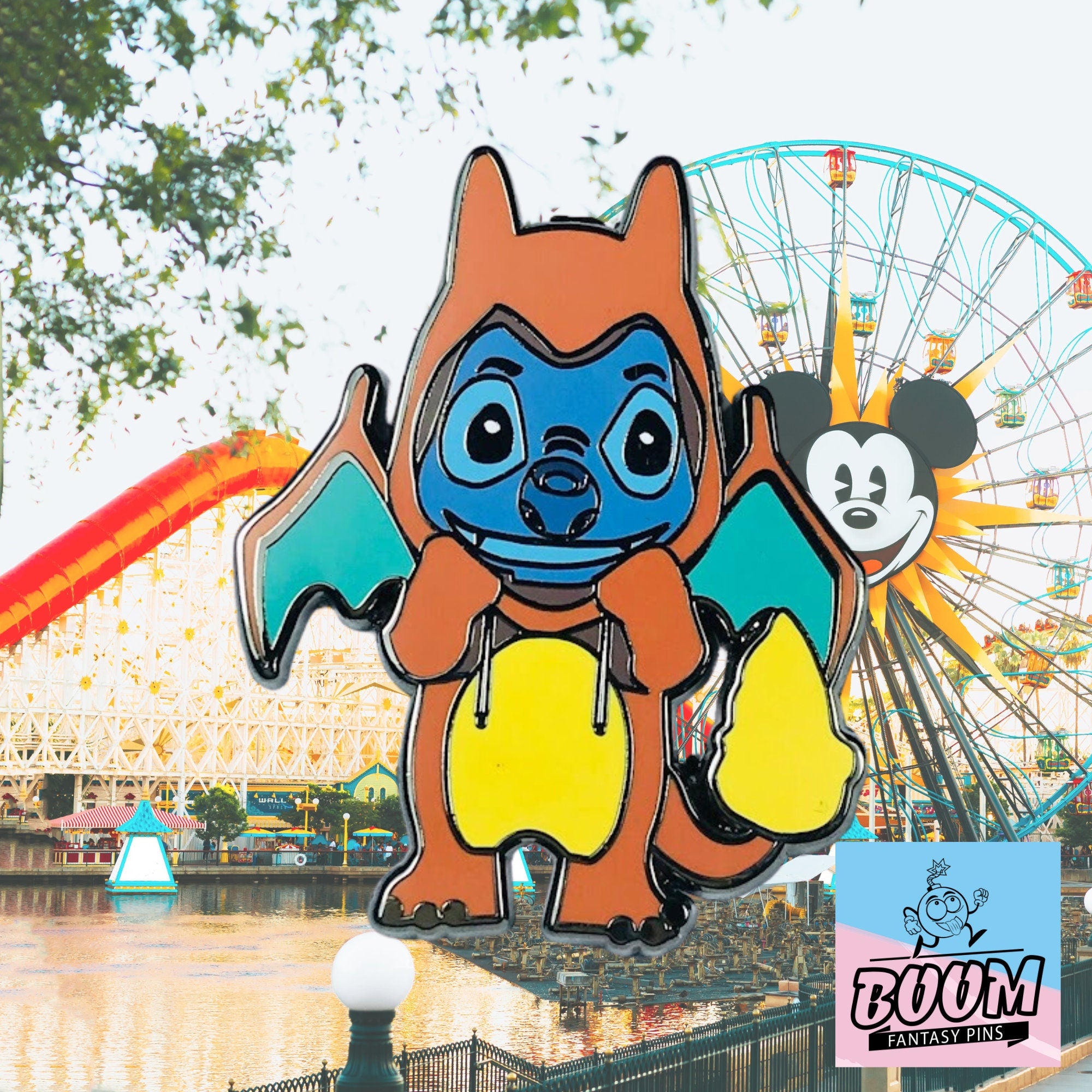 Pin – Experimento 626 de Lilo y Stitch como Charizard – Disney Fantasy