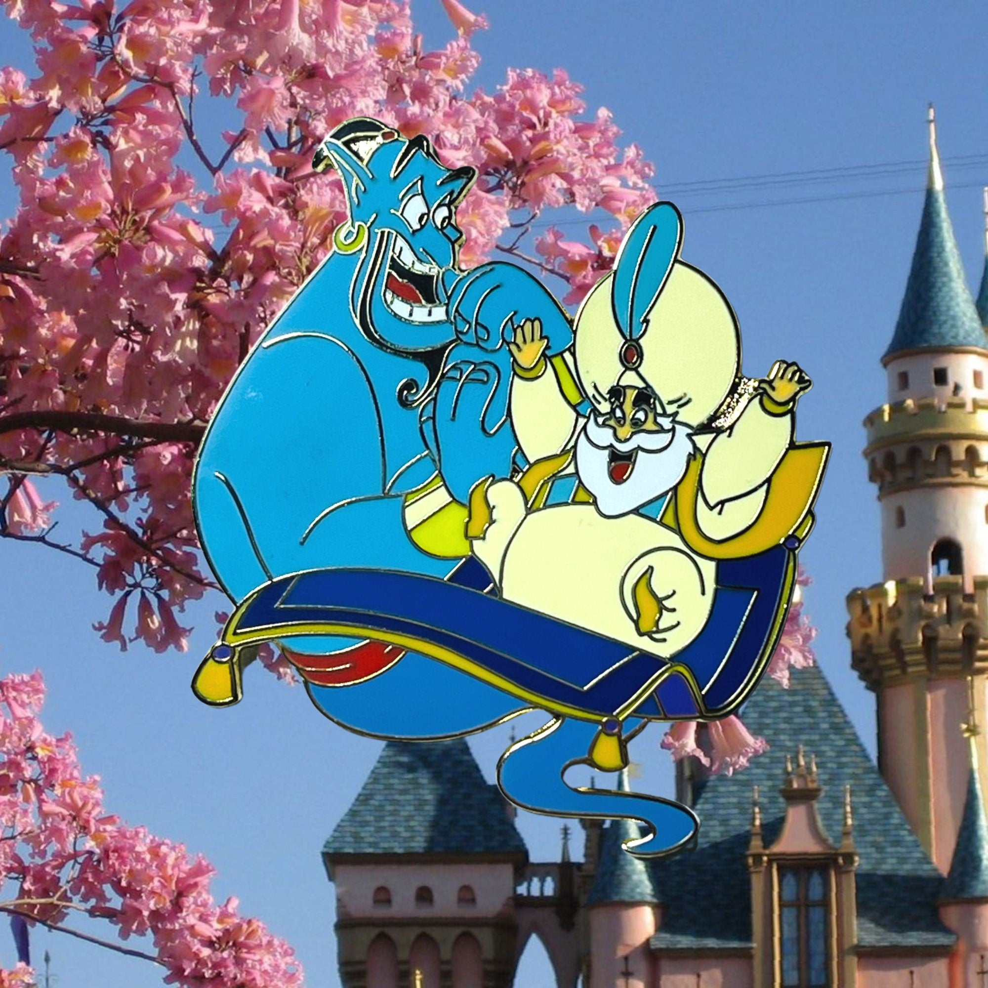 Pin's – Génie et Sultan d'Aladdin – Disney Fantasy