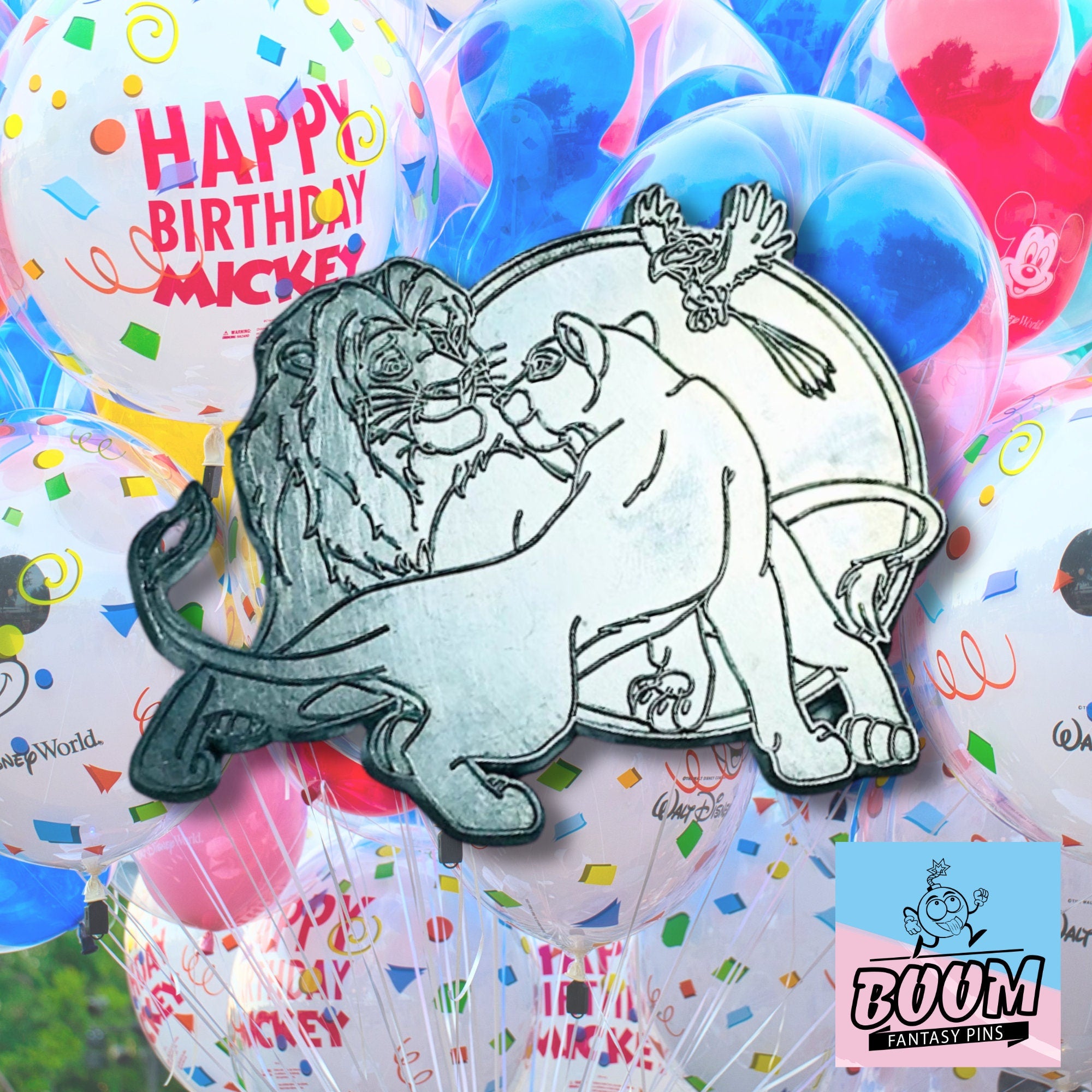 Pin's – Simba, Nala et Zazu du Roi Lion – Disney Fantasy