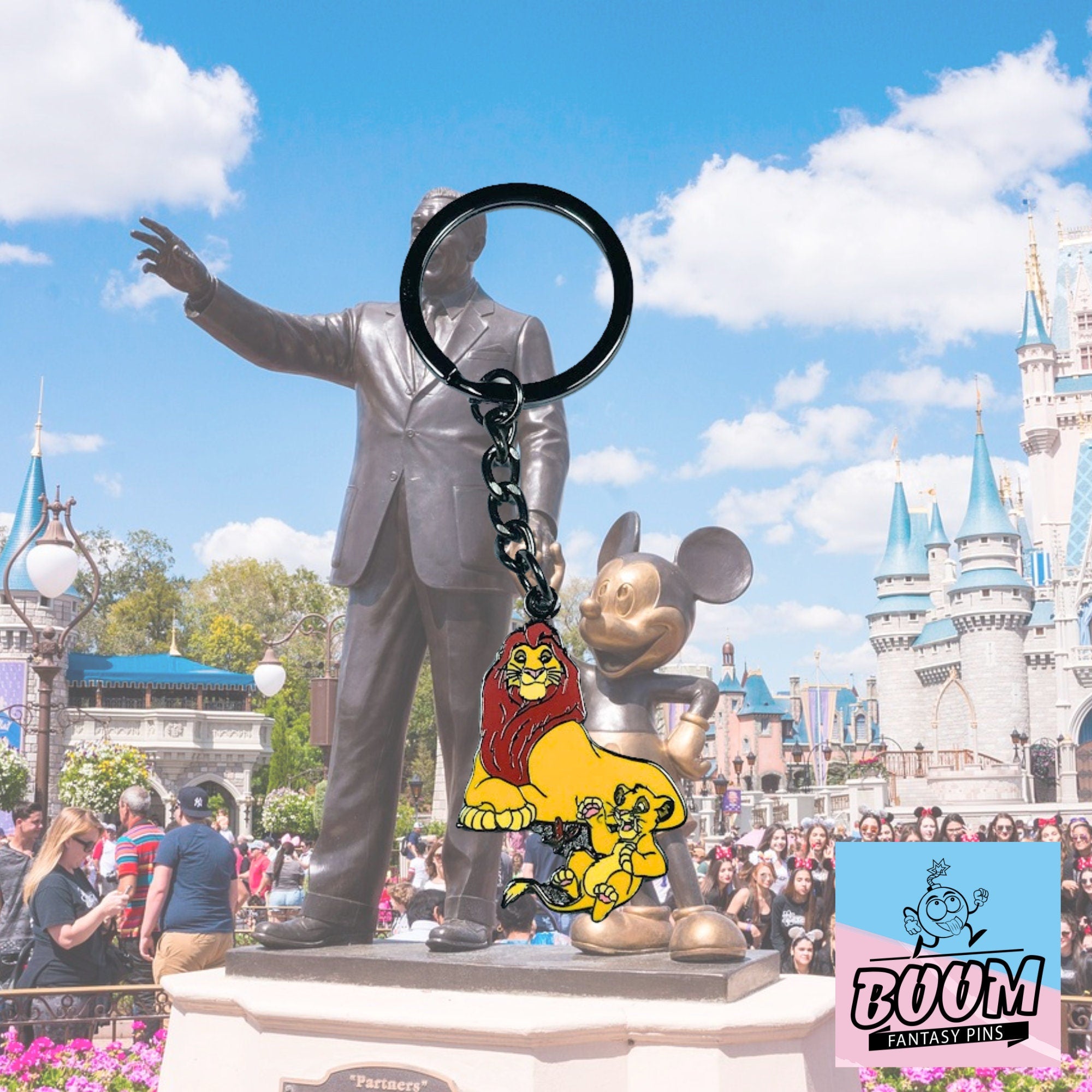 Porte-clés – Simba du Roi Lion – Disney Fantasy