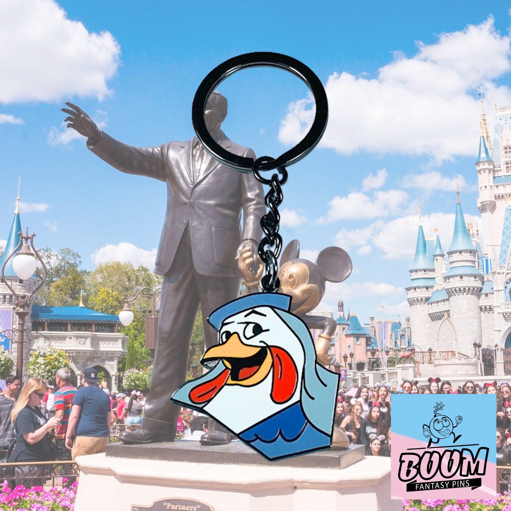 Llavero – Lady Kluck de Robin Hood – Disney Fantasy