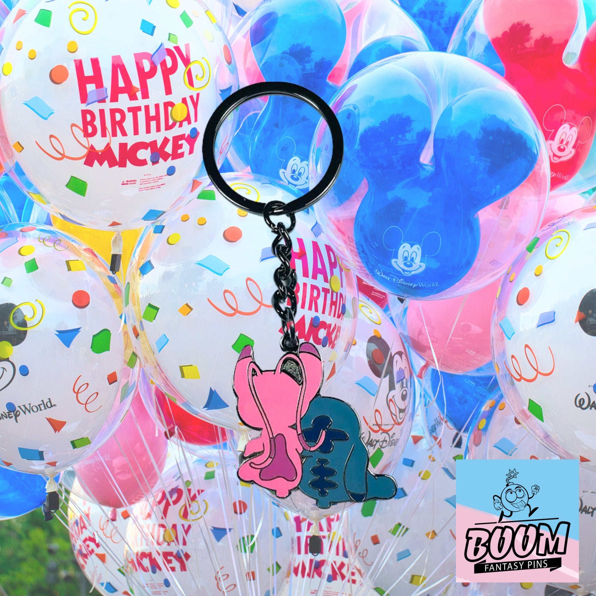 Llavero – Stitch y Ángel de Lilo &amp; Stitch – Disney Fantasy