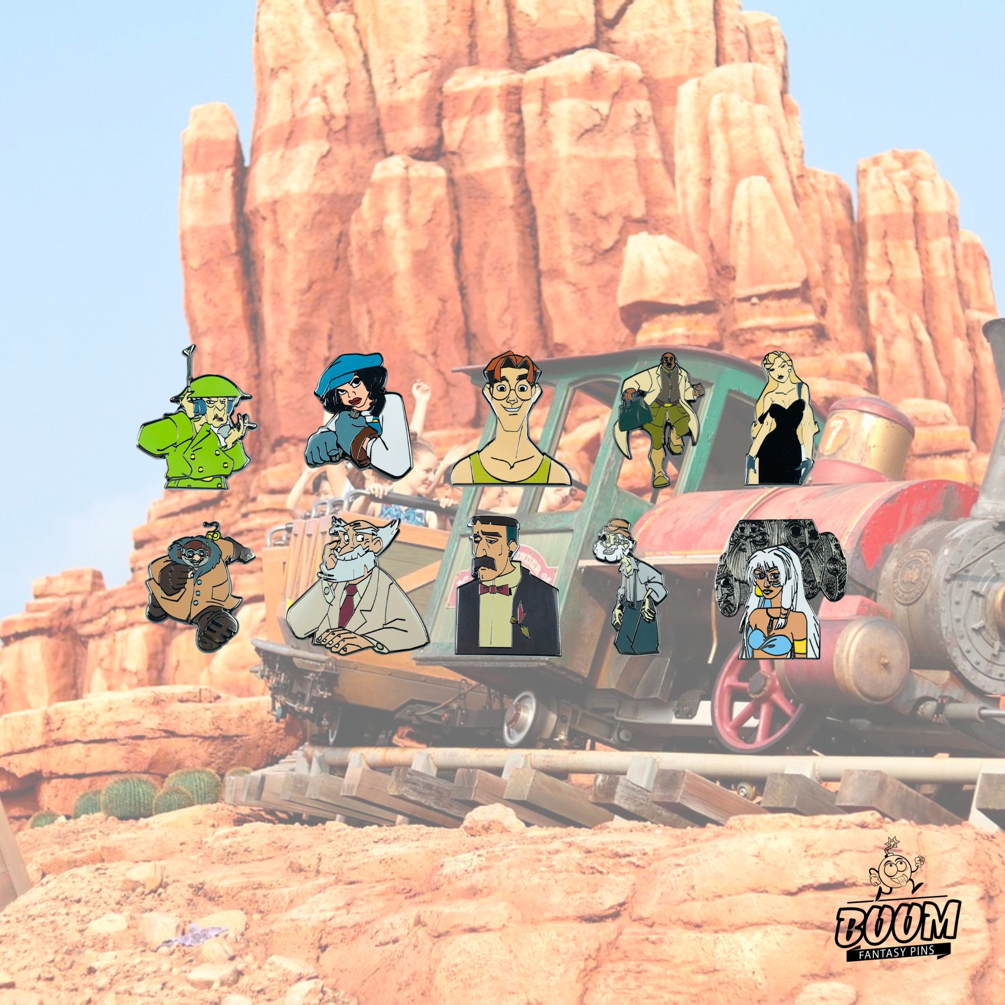 Pin's – Kida d'Atlantide : L'Empire perdu – Disney Fantasy