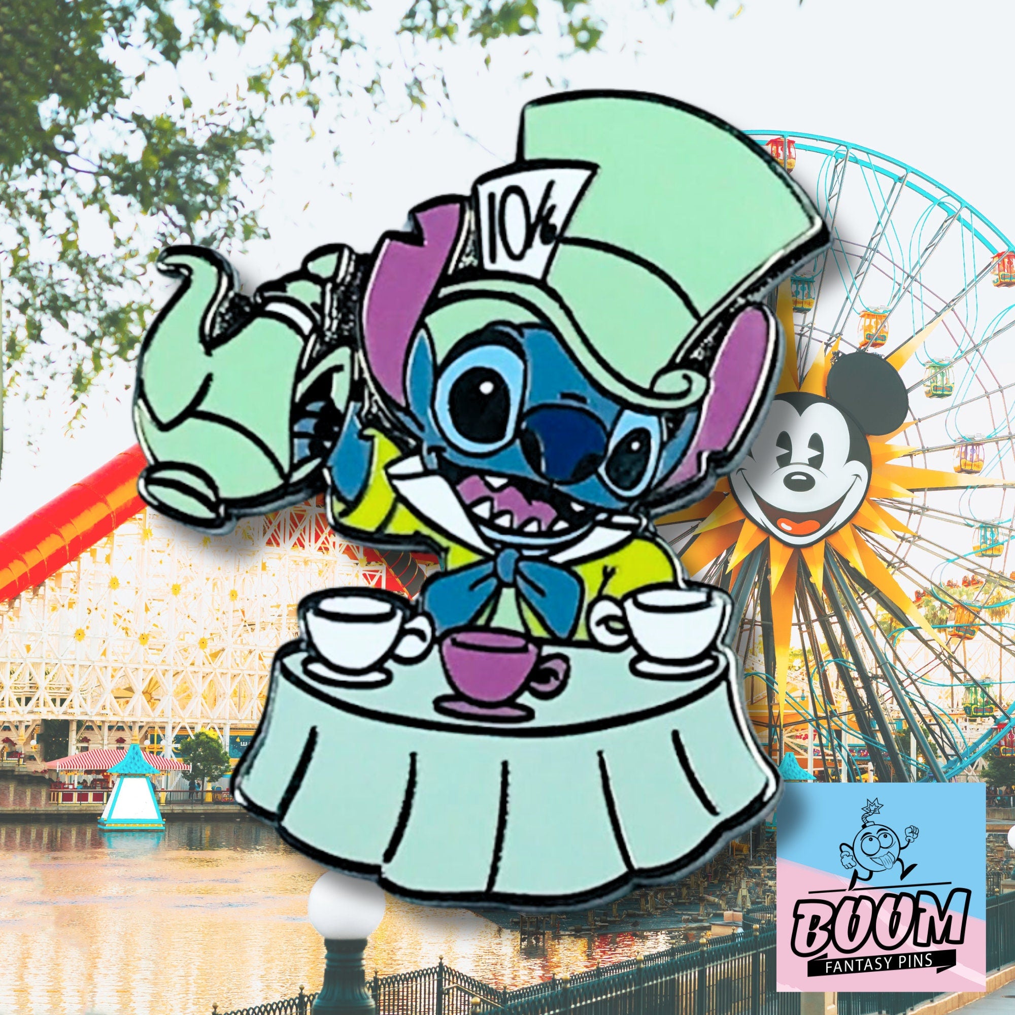 Pin – Stitch como el Sombrerero Loco de Lilo y Stitch – Disney Fantasy