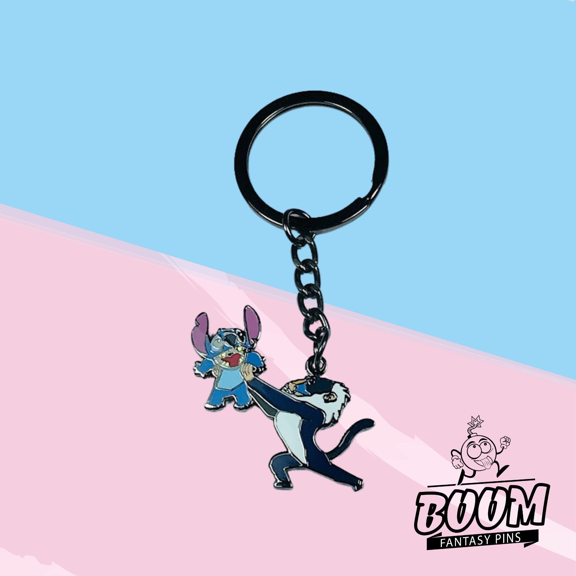 Llavero – Stitch con Rafiki de Lilo &amp; Stitch – Disney Fantasy