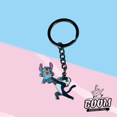 Llavero – Stitch con Rafiki de Lilo &amp; Stitch – Disney Fantasy