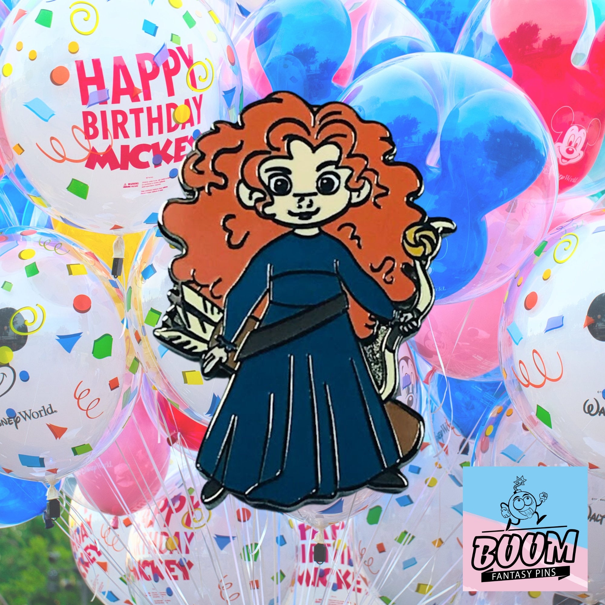 Pin's – Princesse Merida du film Rebelle – Disney Fantasy