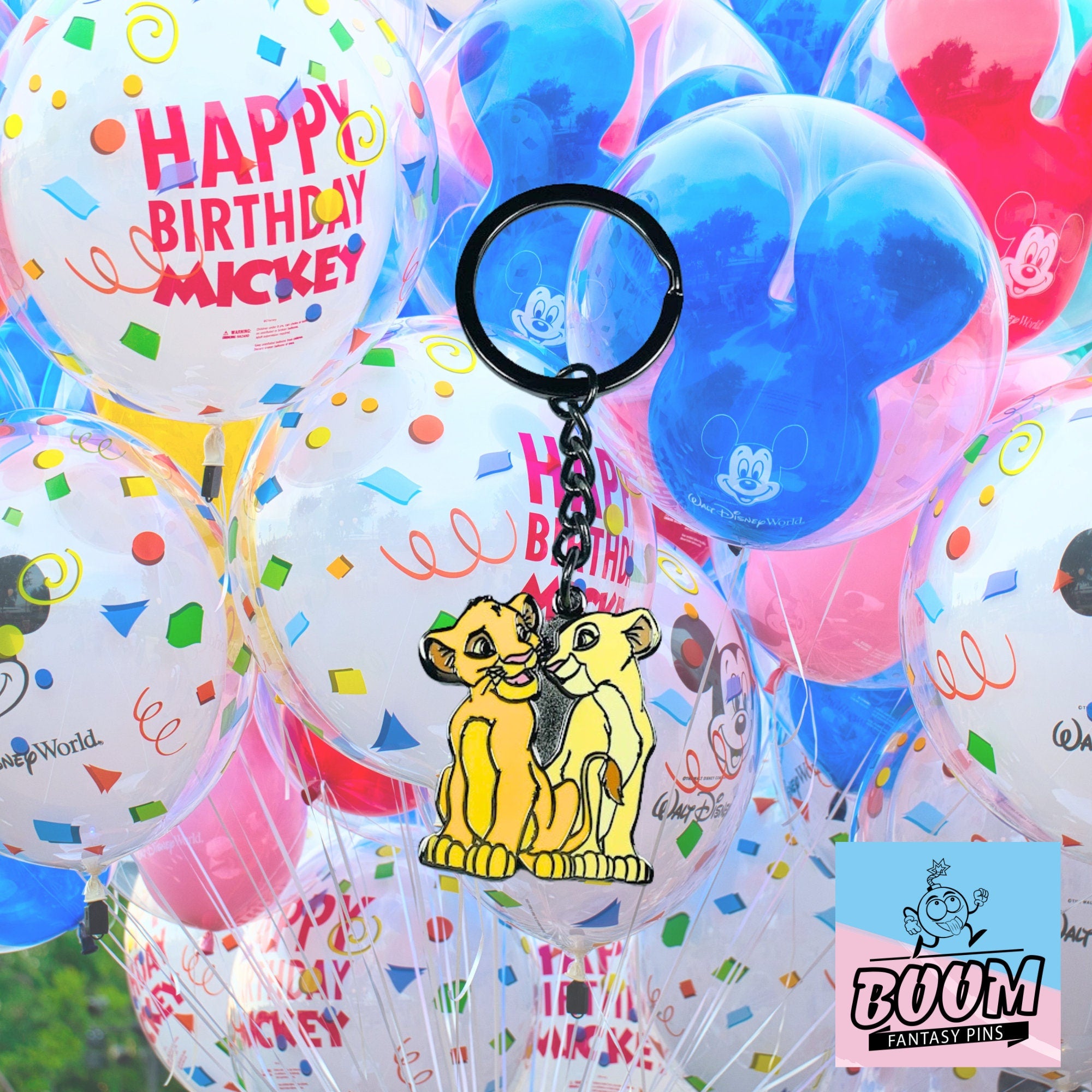 Llavero – Simba y Nala de El Rey León – Disney Fantasy