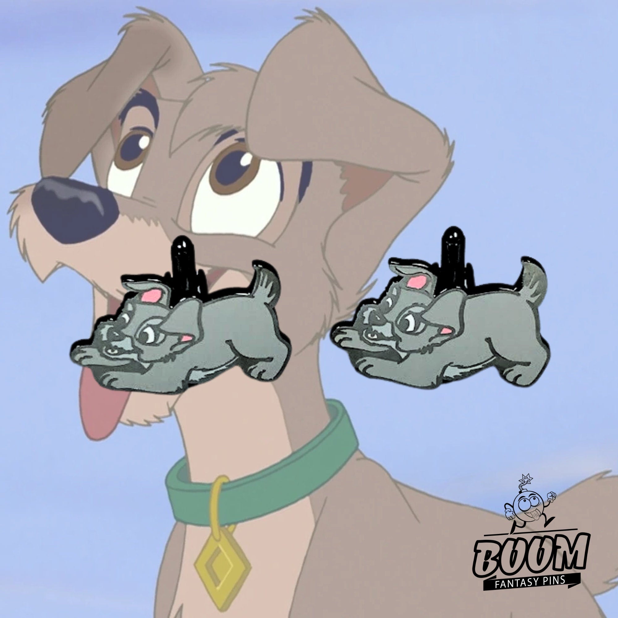 Boutons de manchette – Scamp de La Belle et le Clochard 2 – Disney Fantasy