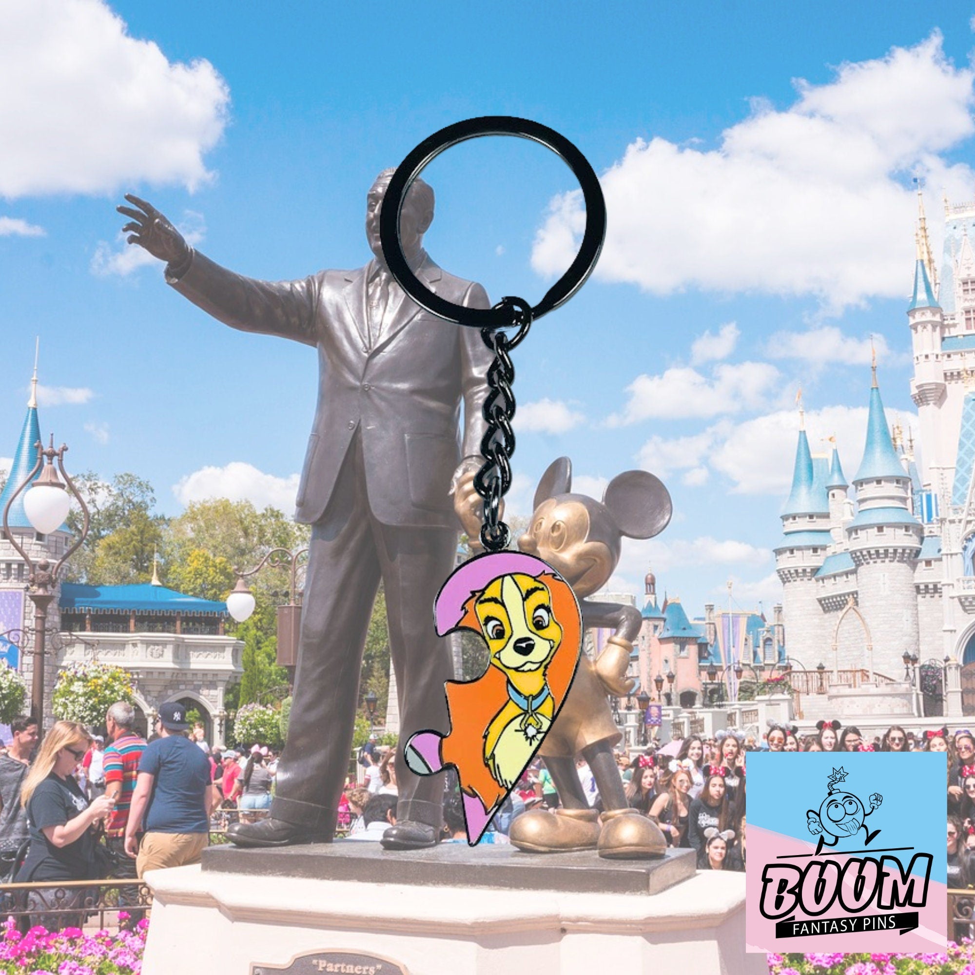 Llavero – Dama de La Dama y el Vagabundo – Disney Fantasy