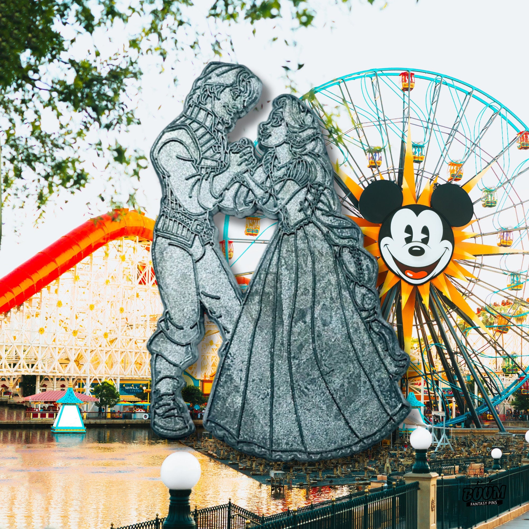 Pin's – Raiponce et Flynn Rider du film Raiponce – Disney Fantasy