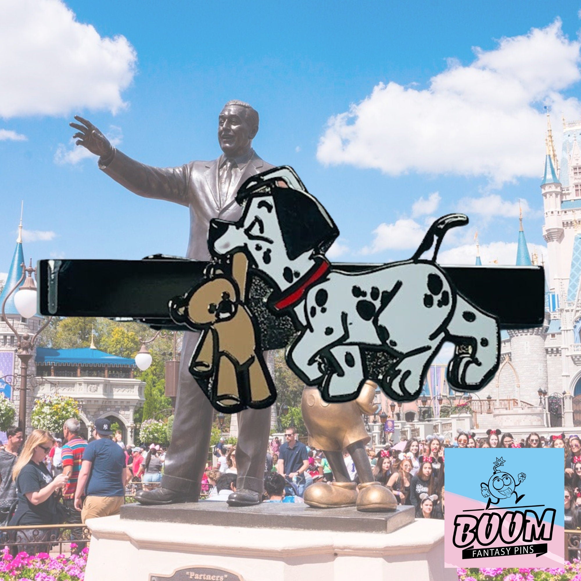 Pinza de corbata – Parche y osito de 101 Dálmatas – Disney Fantasy