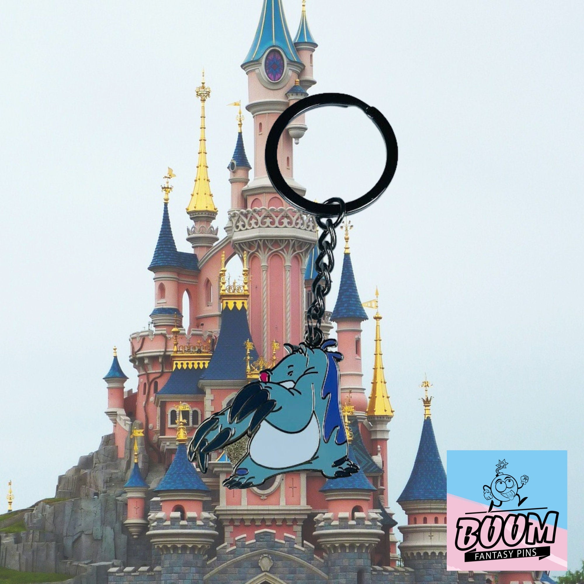 Llavero – Experimento Retroexcavadora 040 de Lilo y Stitch – Disney Fantasy