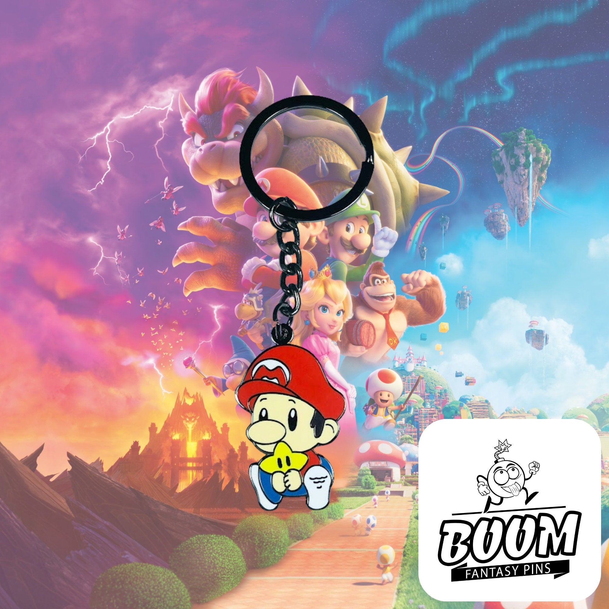 Keychain – Mario from Super Mario Bros – Nintendo Franchise