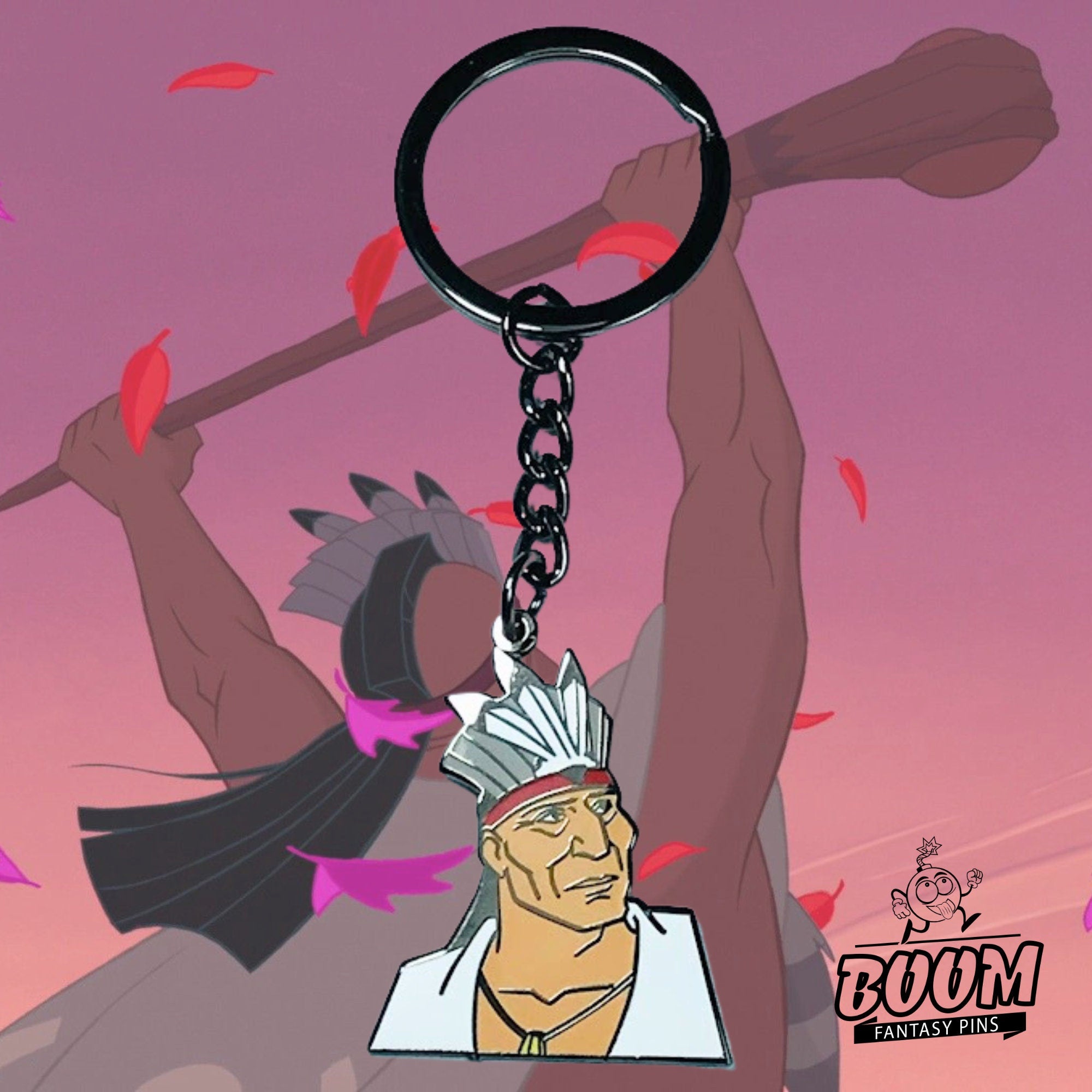 Llavero del Jefe Powhatan de Pocahontas – Disney Fantasy