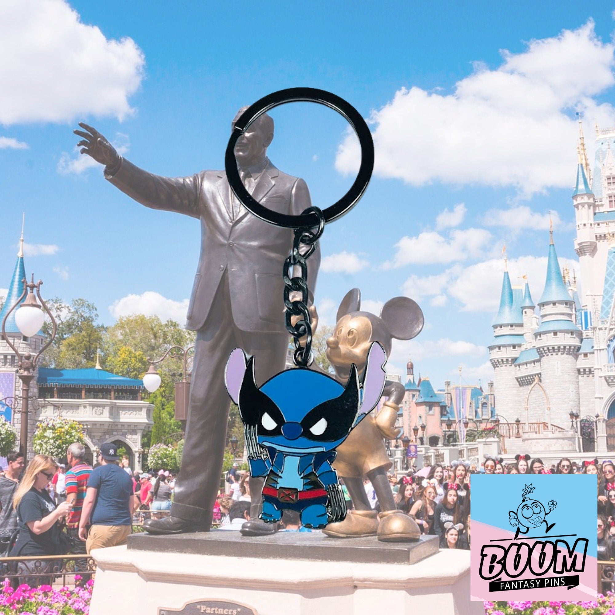 Llavero – Experimento 626 Stitch como Lobezno de Lilo y Stitch – Disney Fantasy