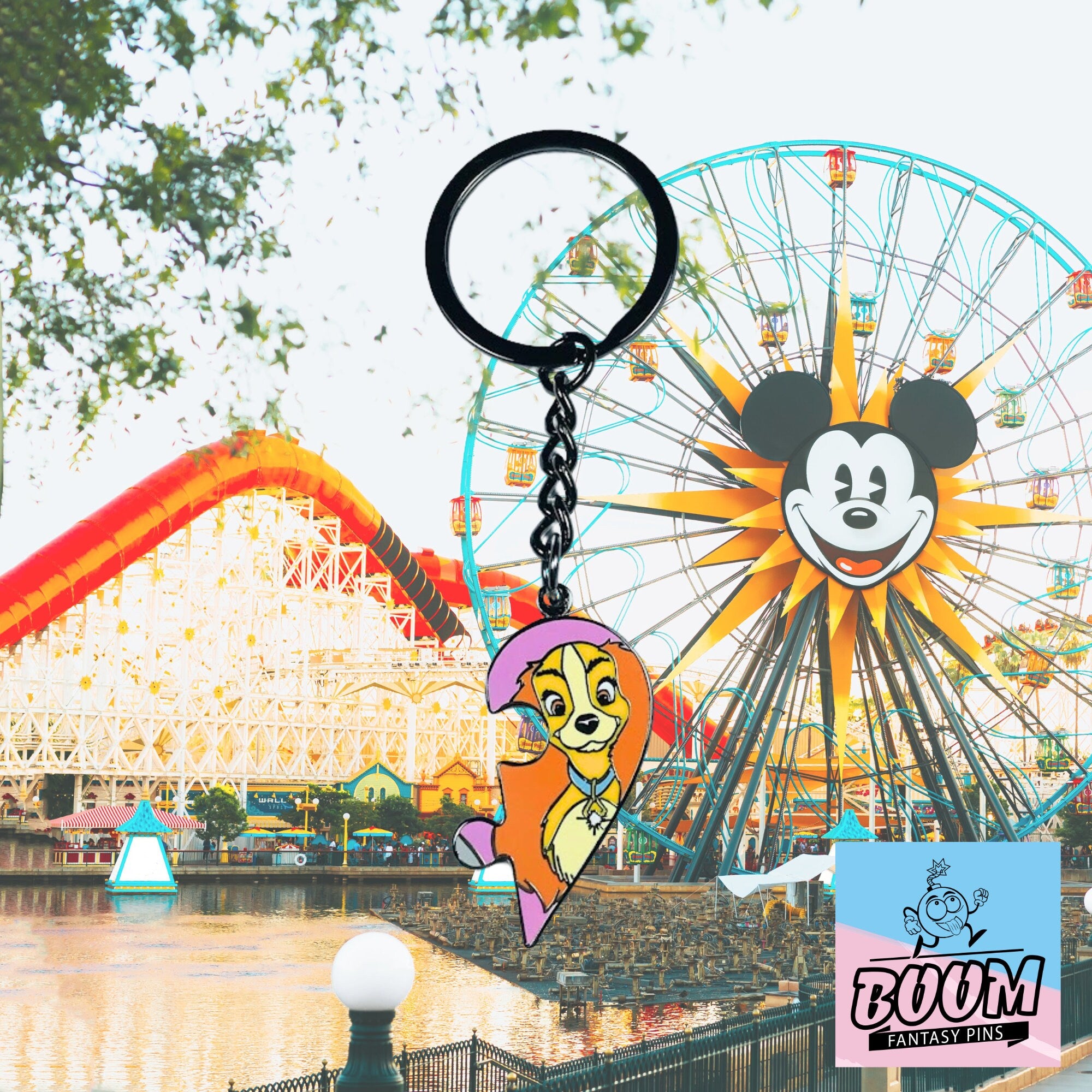 Llavero – Dama de La Dama y el Vagabundo – Disney Fantasy