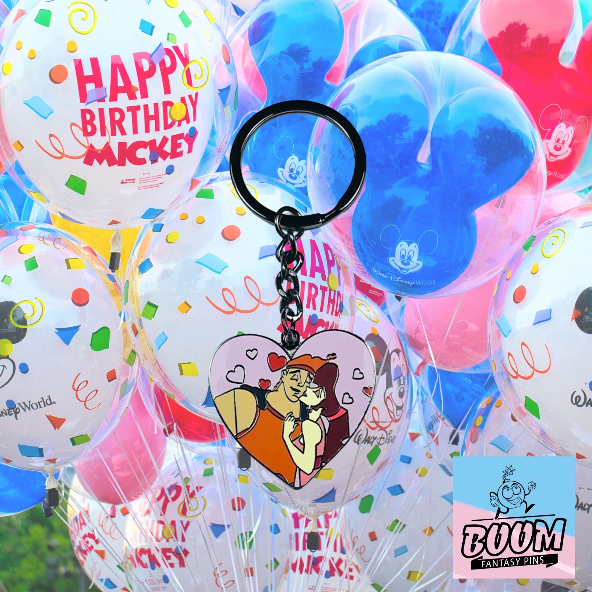 Porte-clés – Hercule et Mégara du film Hercule – Disney Fantasy