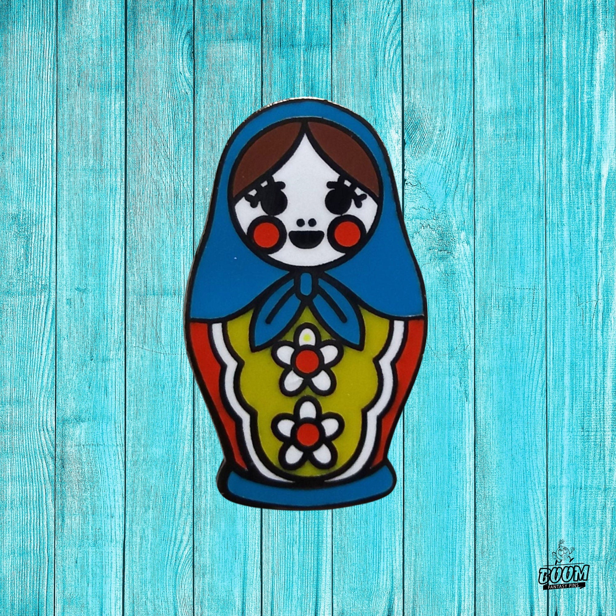 Pin – Matryoshka Doll from Russian Folklore – Russian Nesting Doll Collection