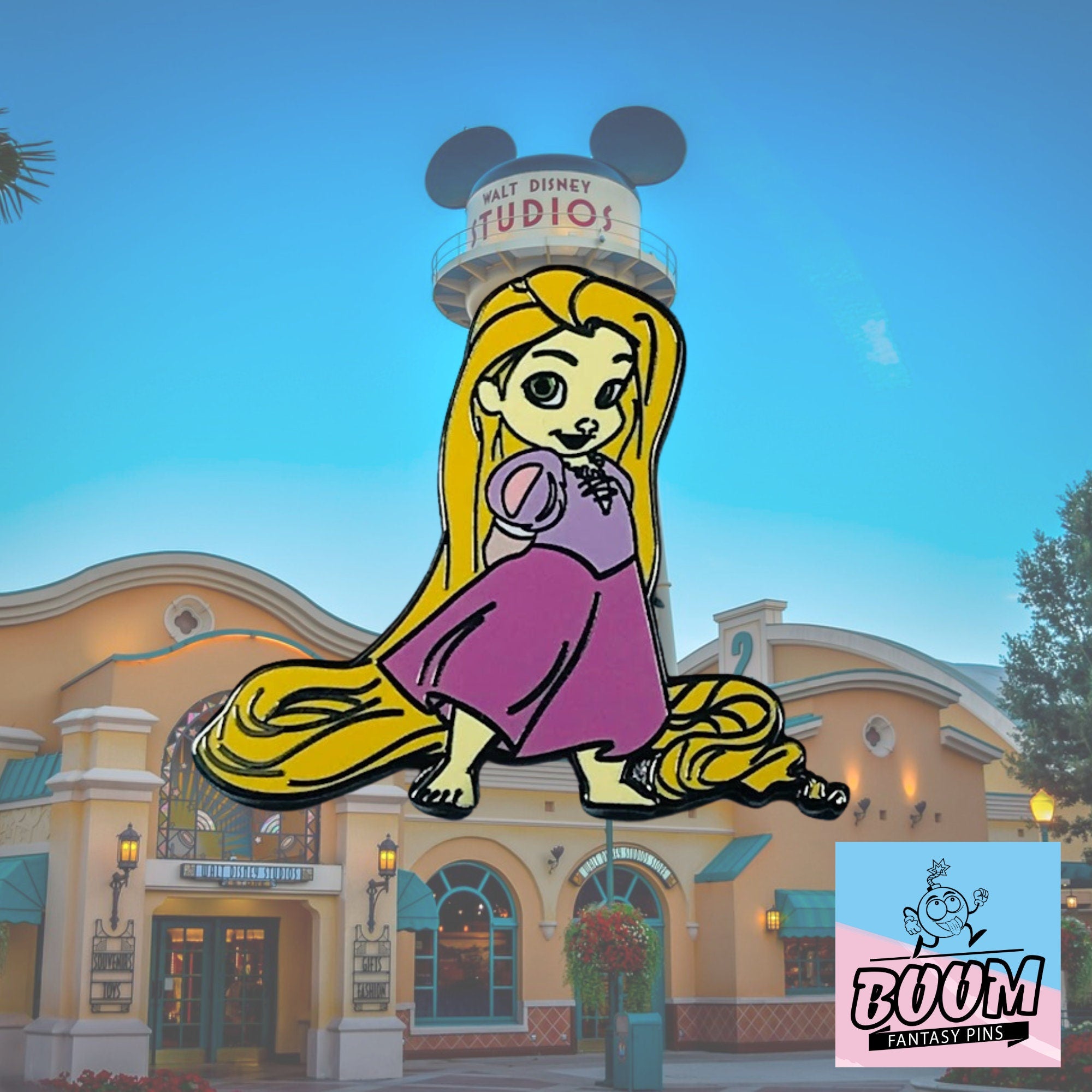 Pin's – Raiponce enfant du film Raiponce – Disney Fantasy