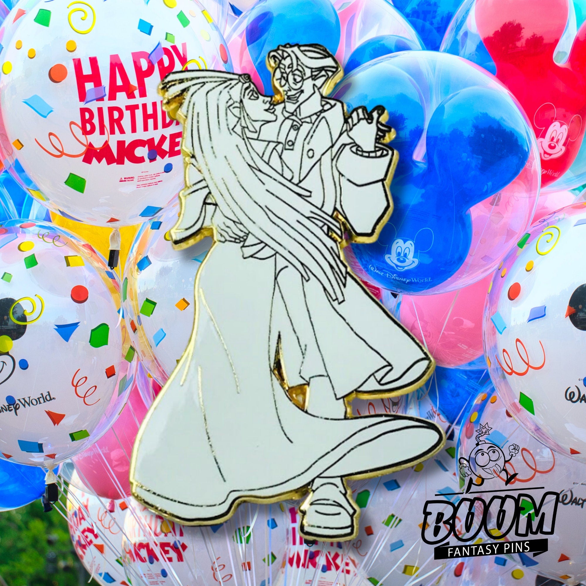 Pin – Milo Thatch and Princess Kida from Atlantis The Lost Empire – Disney Fantasy