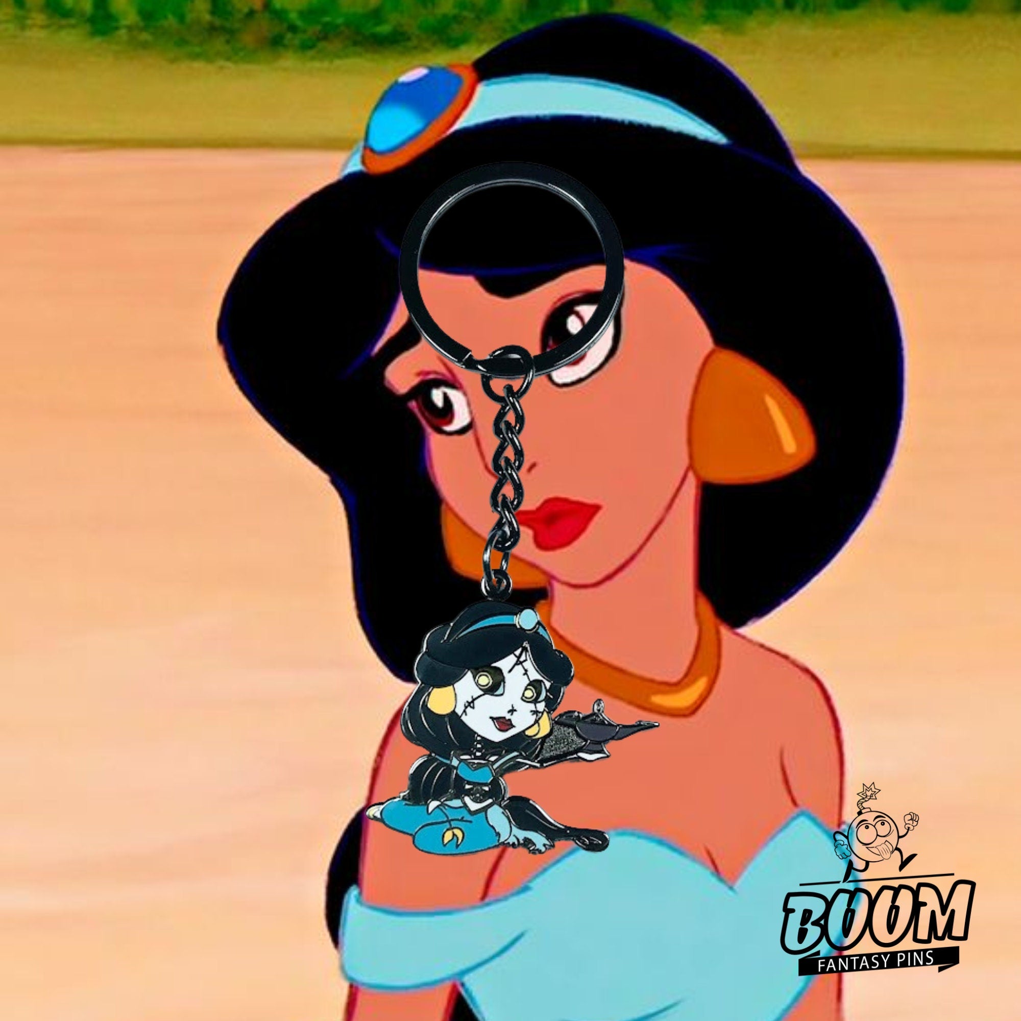 Llavero – Princesa Jazmín de Aladdin – Disney Fantasy