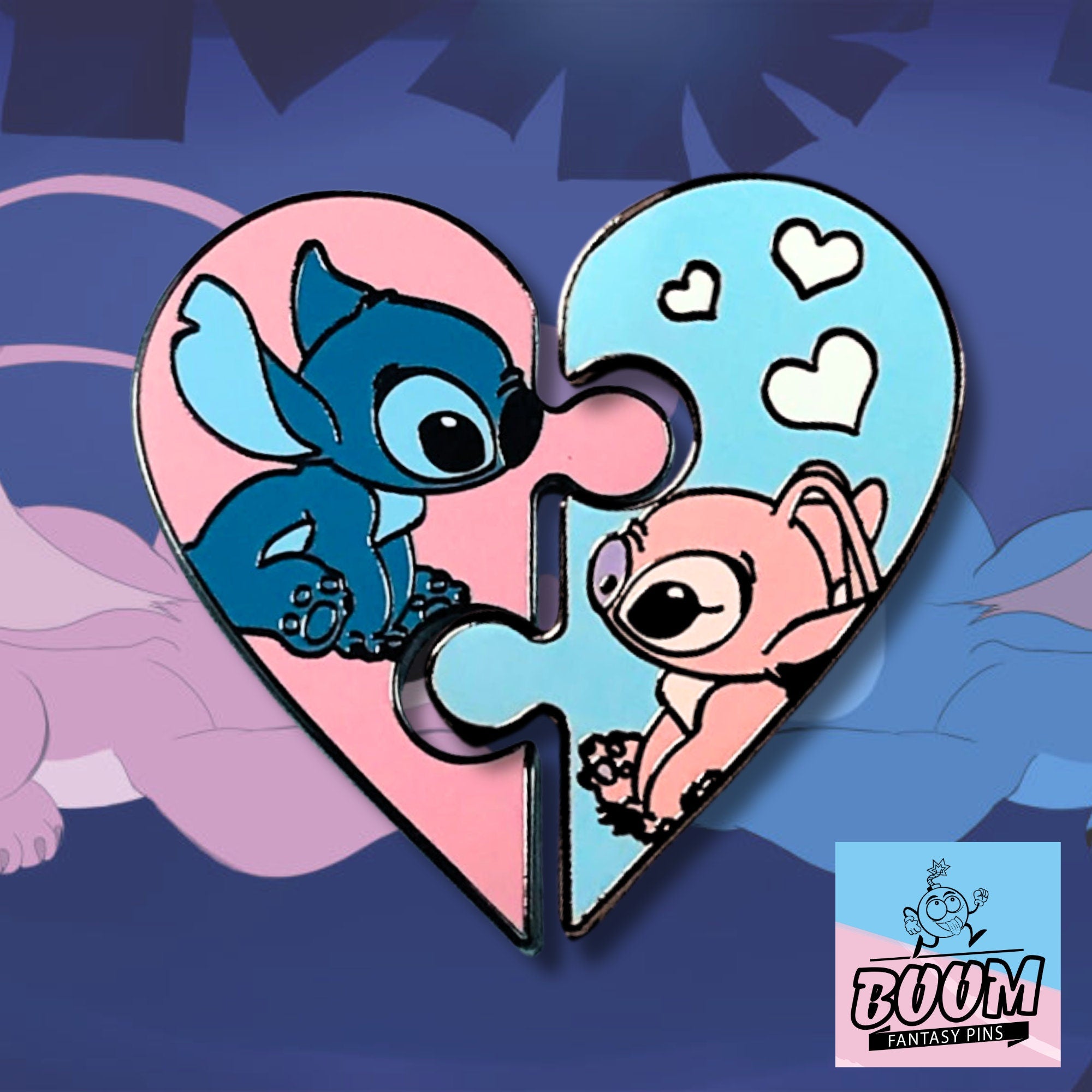 Pin – Stitch y Ángel de Lilo y Stitch – Disney Fantasy