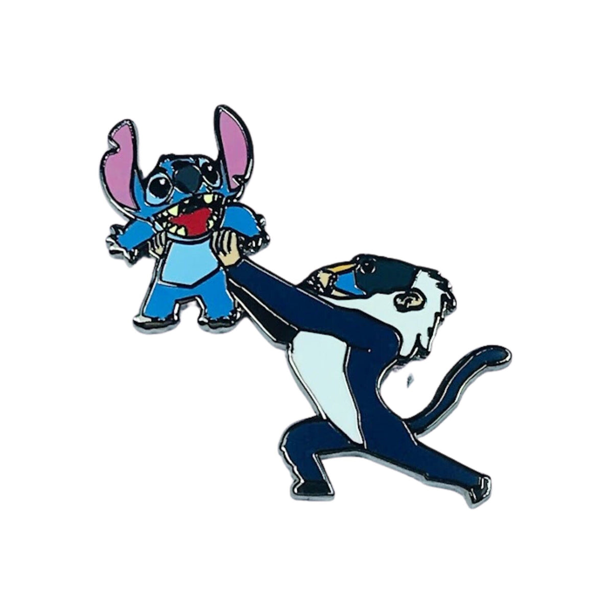 Pin's – Stitch de Lilo &amp; Stitch et Rafiki du Roi Lion – Disney Fantasy