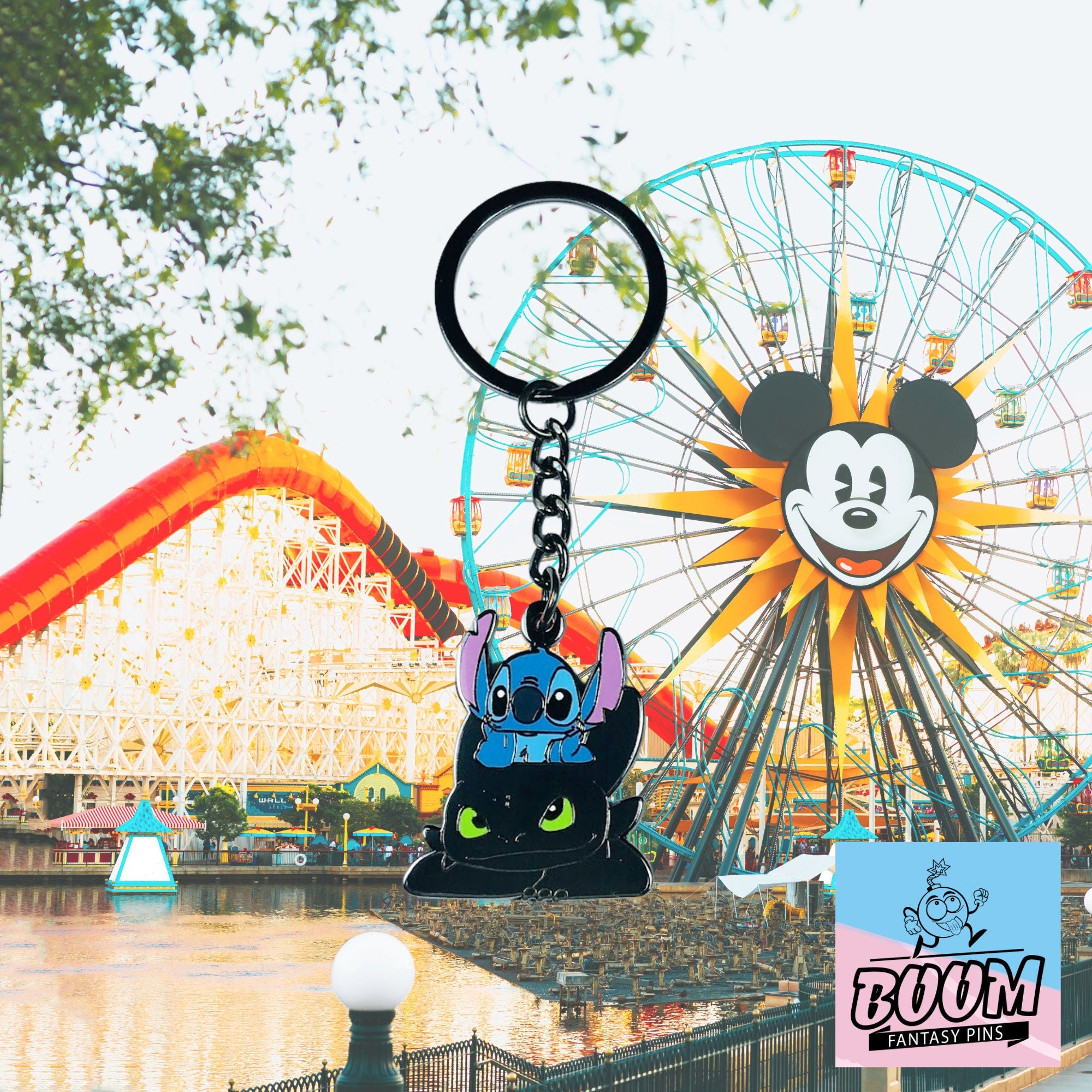 Llavero – Experimento 626 Stitch y Desdentao de Lilo y Stitch – Disney Fantasy