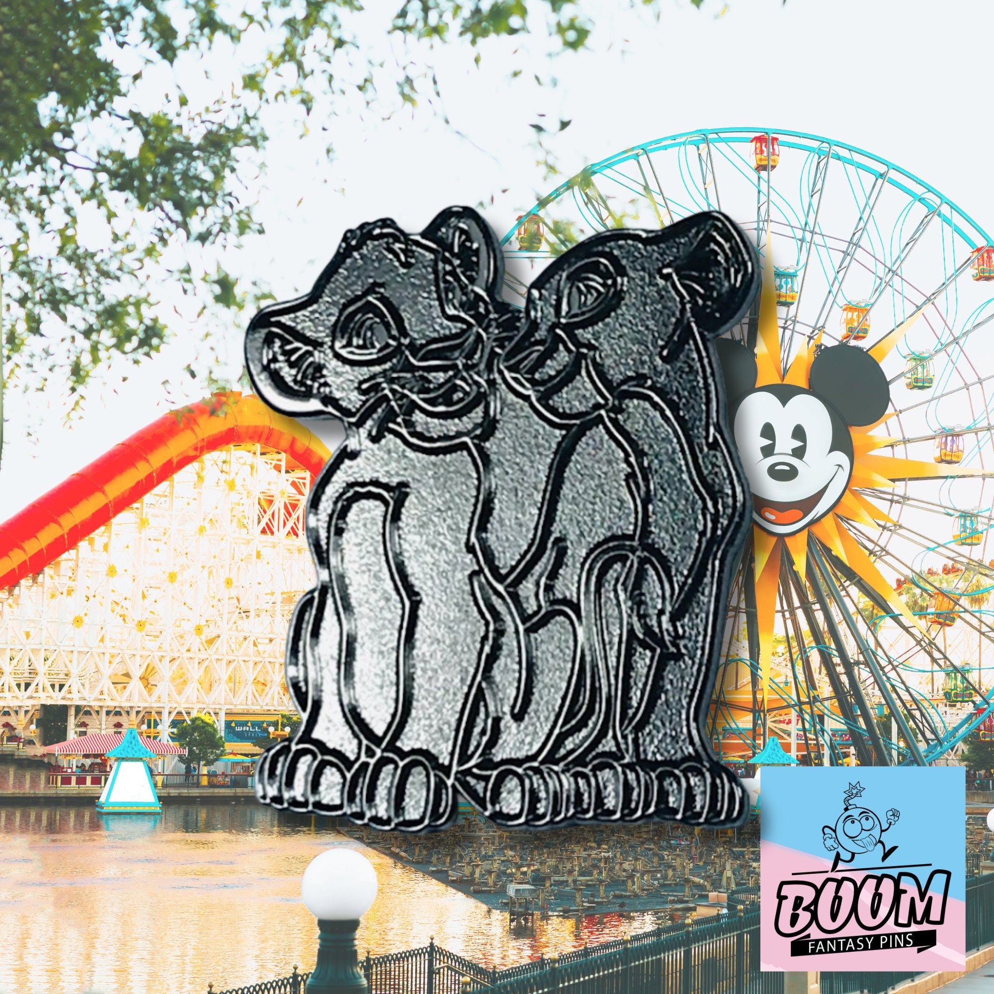 Pin – Simba y Nala de El Rey León – Disney Fantasy