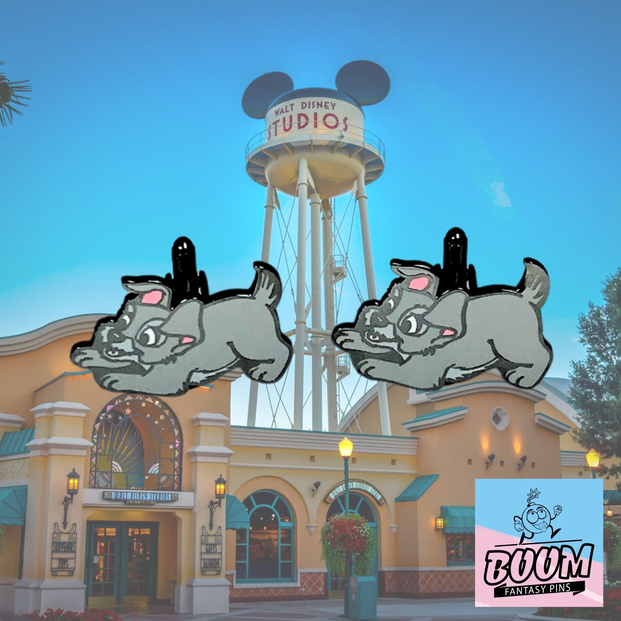 Boutons de manchette – Scamp de La Belle et le Clochard 2 – Disney Fantasy