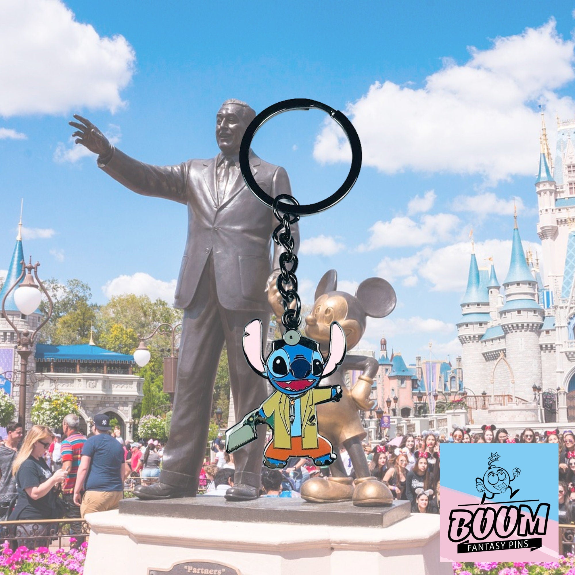 Llavero – Stitch como el Dr. Joshua Sweet de Lilo &amp; Stitch – Disney Fantasy