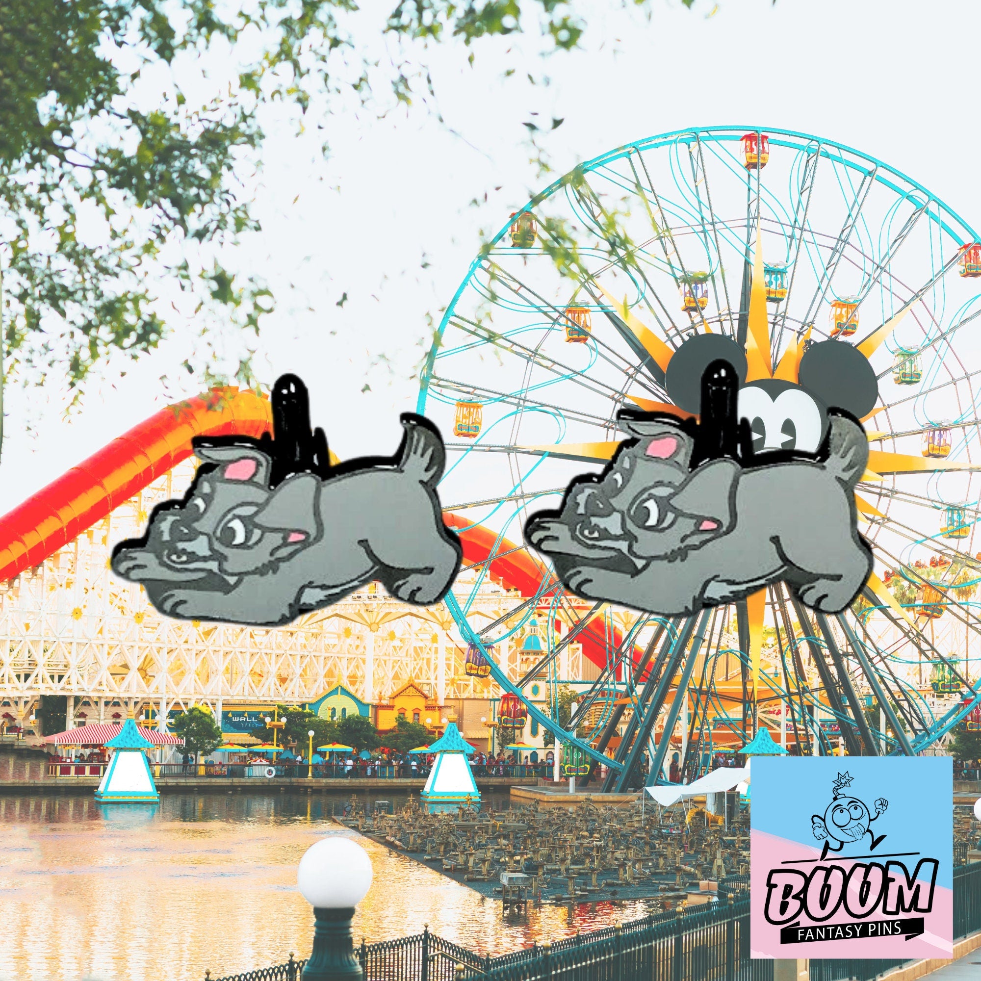 Boutons de manchette – Scamp de La Belle et le Clochard 2 – Disney Fantasy