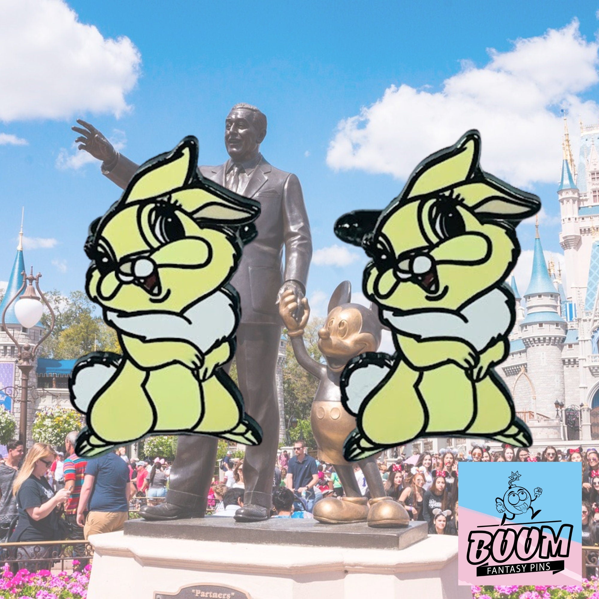 Boutons de manchette – Miss Bunny de Bambi – Disney Fantasy