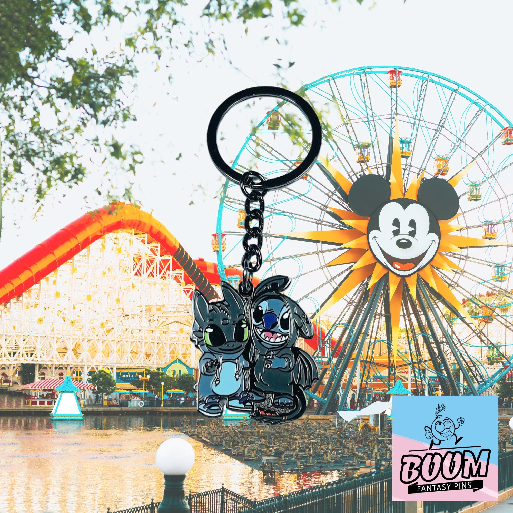 Llavero – Experimento 626 Stitch y Desdentao de Lilo y Stitch – Disney Fantasy