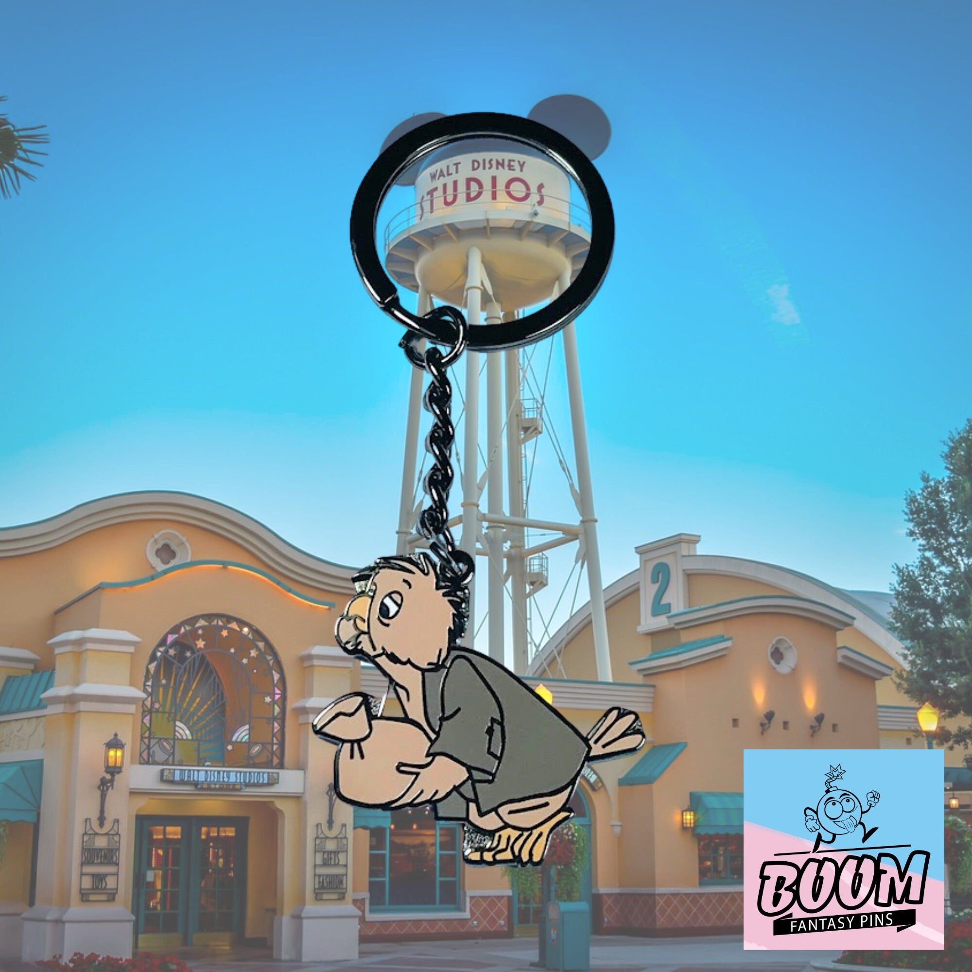 Llavero – Pájaro con bolsa de Robin Hood – Disney Fantasy