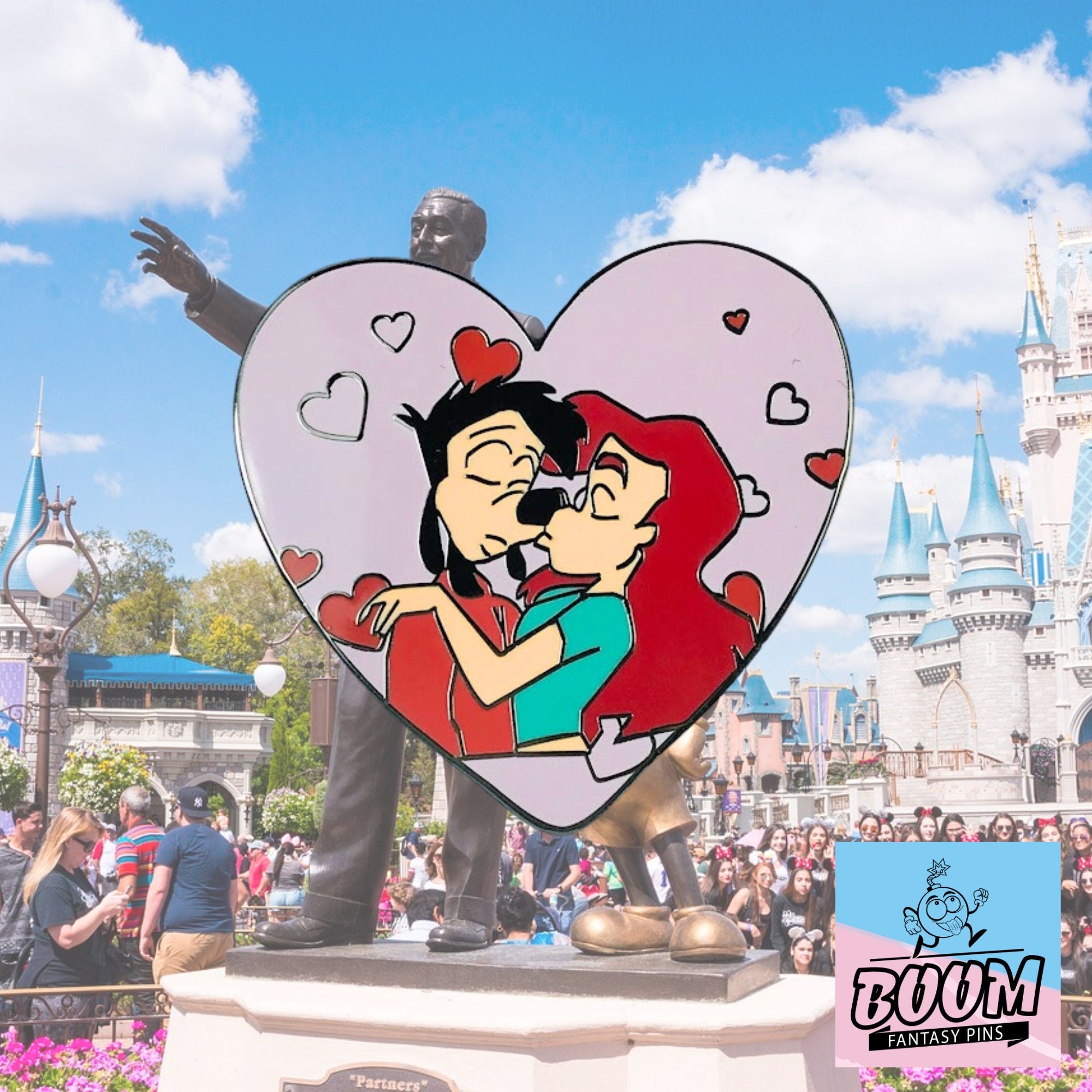 Pin – Goofy y Roxanne de Una película de Goofy – Disney Fantasy