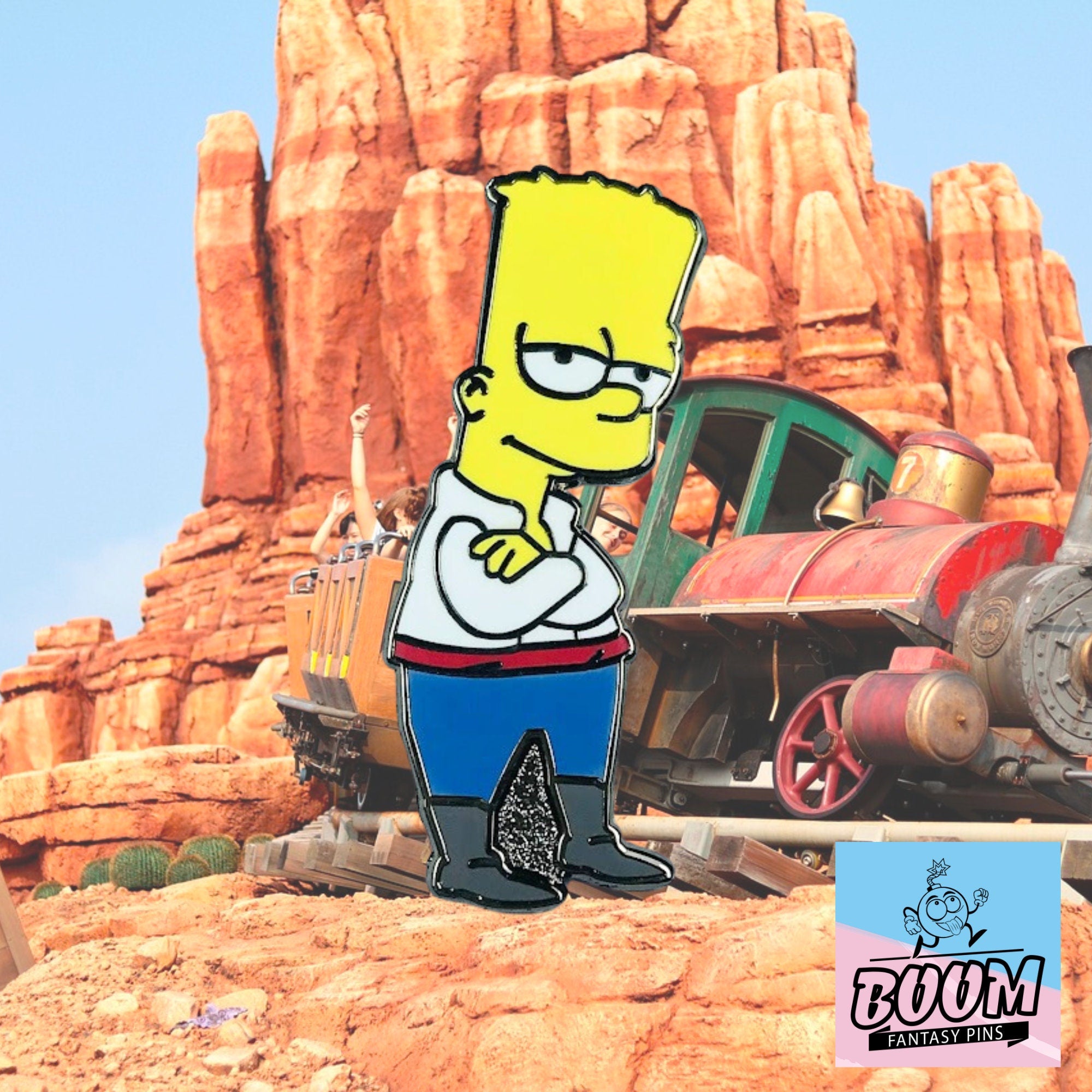 Pin – Bart Simpson como el Príncipe Eric de Los Simpson – Disney Fantasy