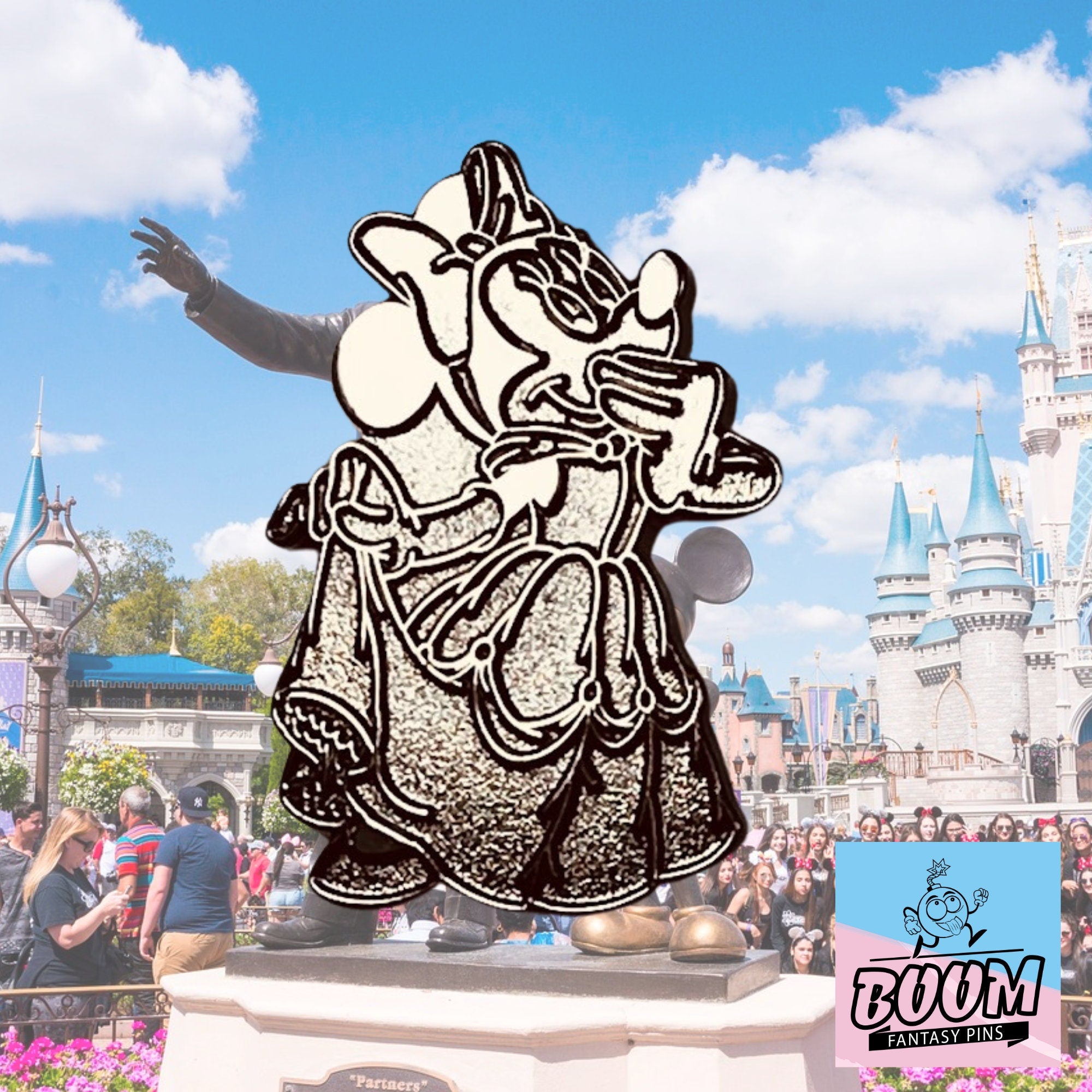 Pin's – Minnie Mouse en Belle de La Belle et la Bête – Disney Fantasy