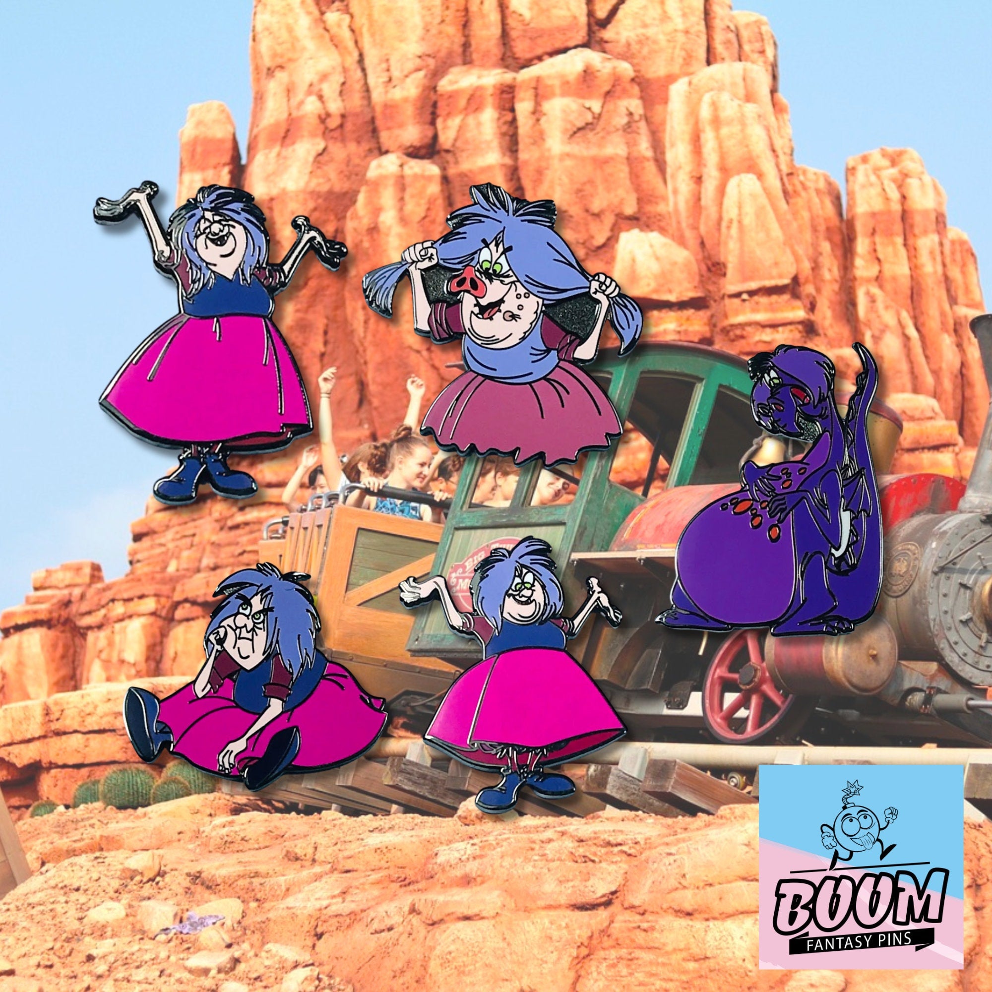 Pin's – Madame Mim du film Merlin l'Enchanteur – Disney Fantasy